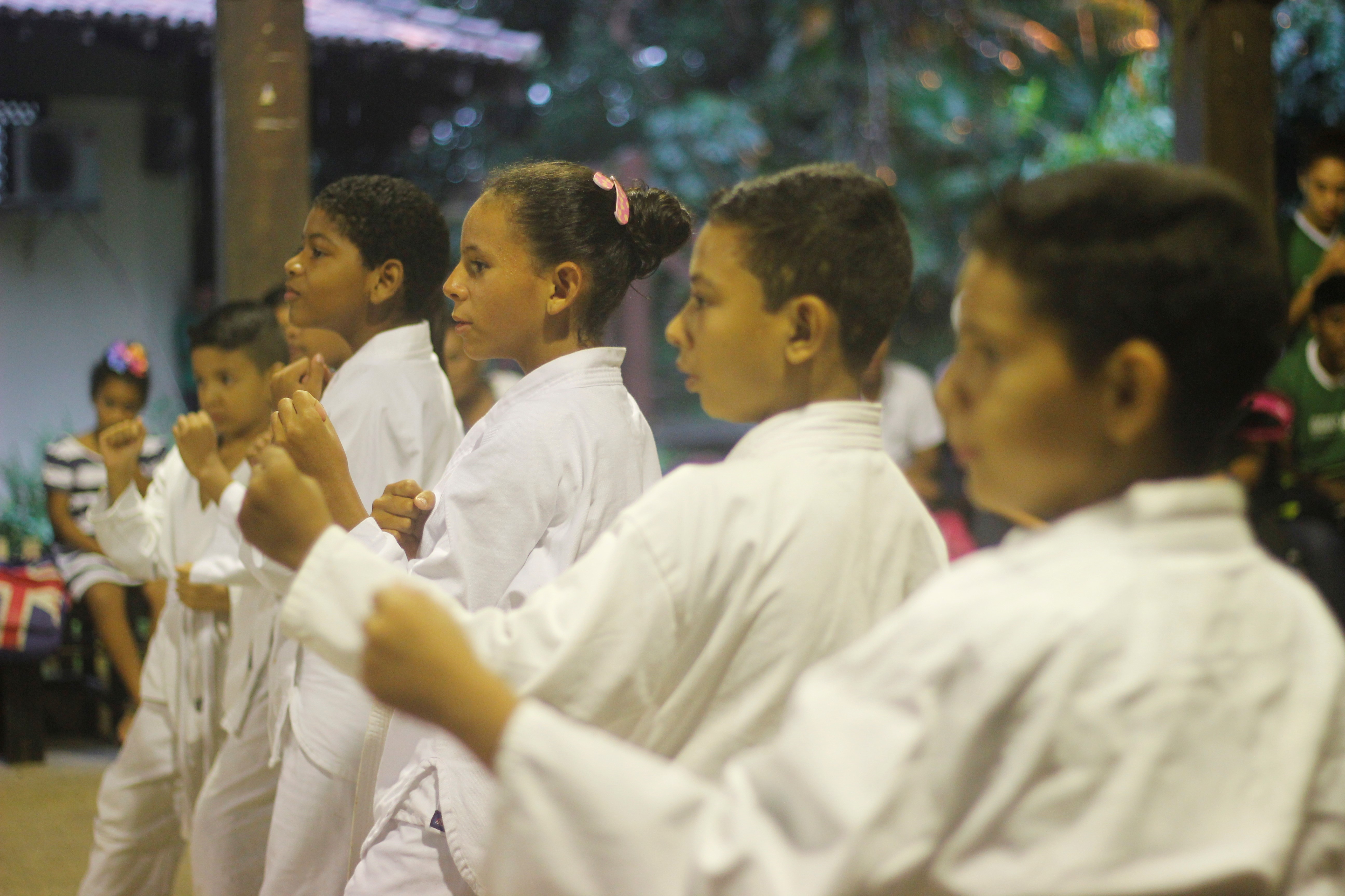 Projeto de Karatê da Funbosque realiza exame de faixa