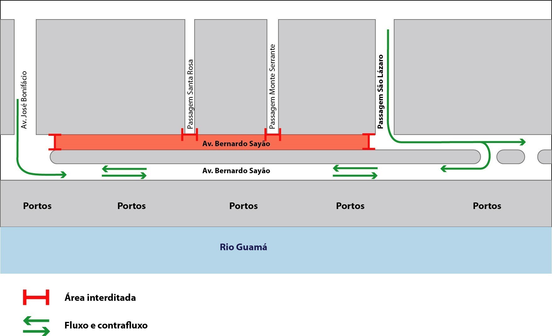 Avanço de obras altera trânsito na avenida Bernardo Sayão