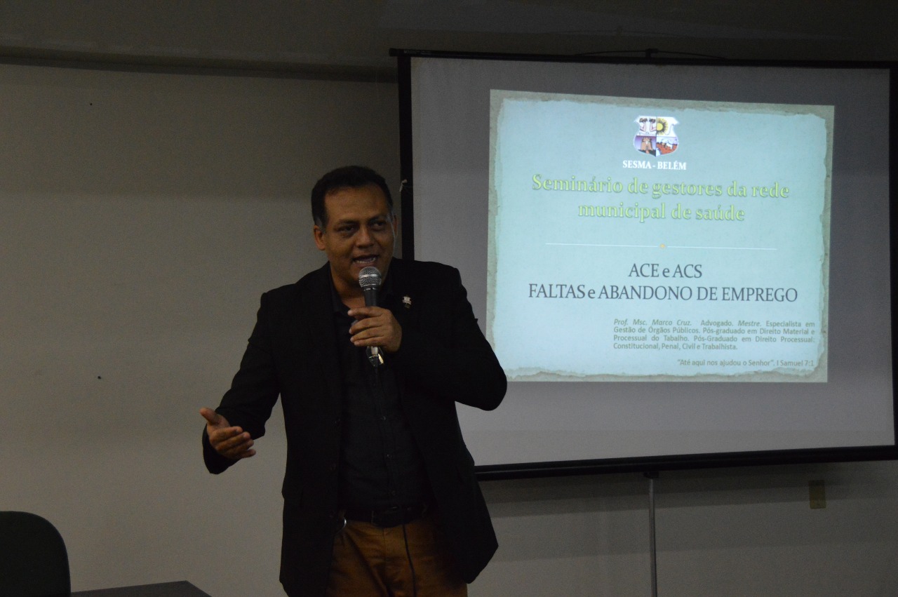Gestores das unidades de saúde do município participam de seminário