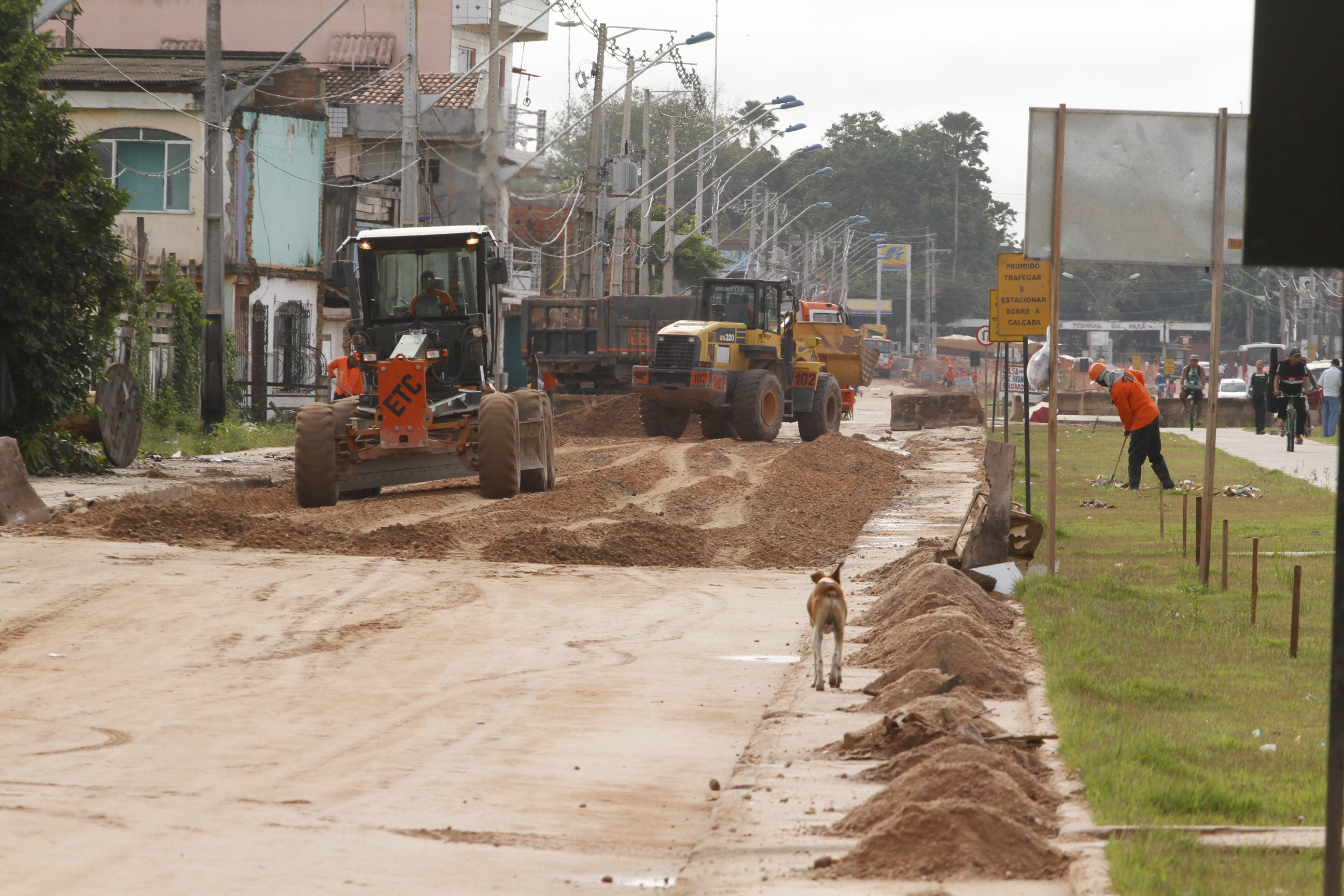 Macrodrenagem e urbanização entram na fase final e alteram trânsito na Bernardo Sayão