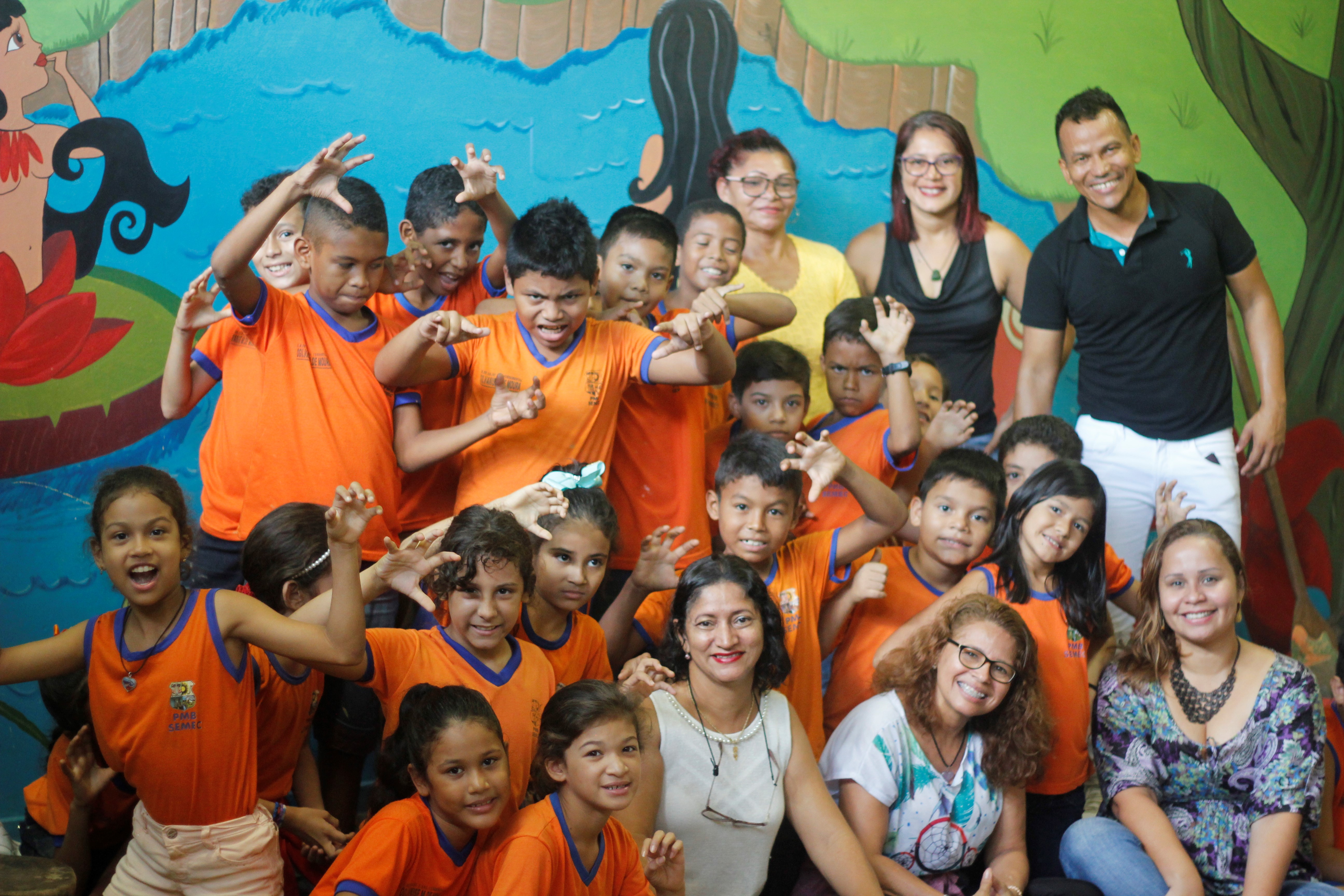 Alunos de Icoaraci participam de atividades de fortalecimento da identidade indígena