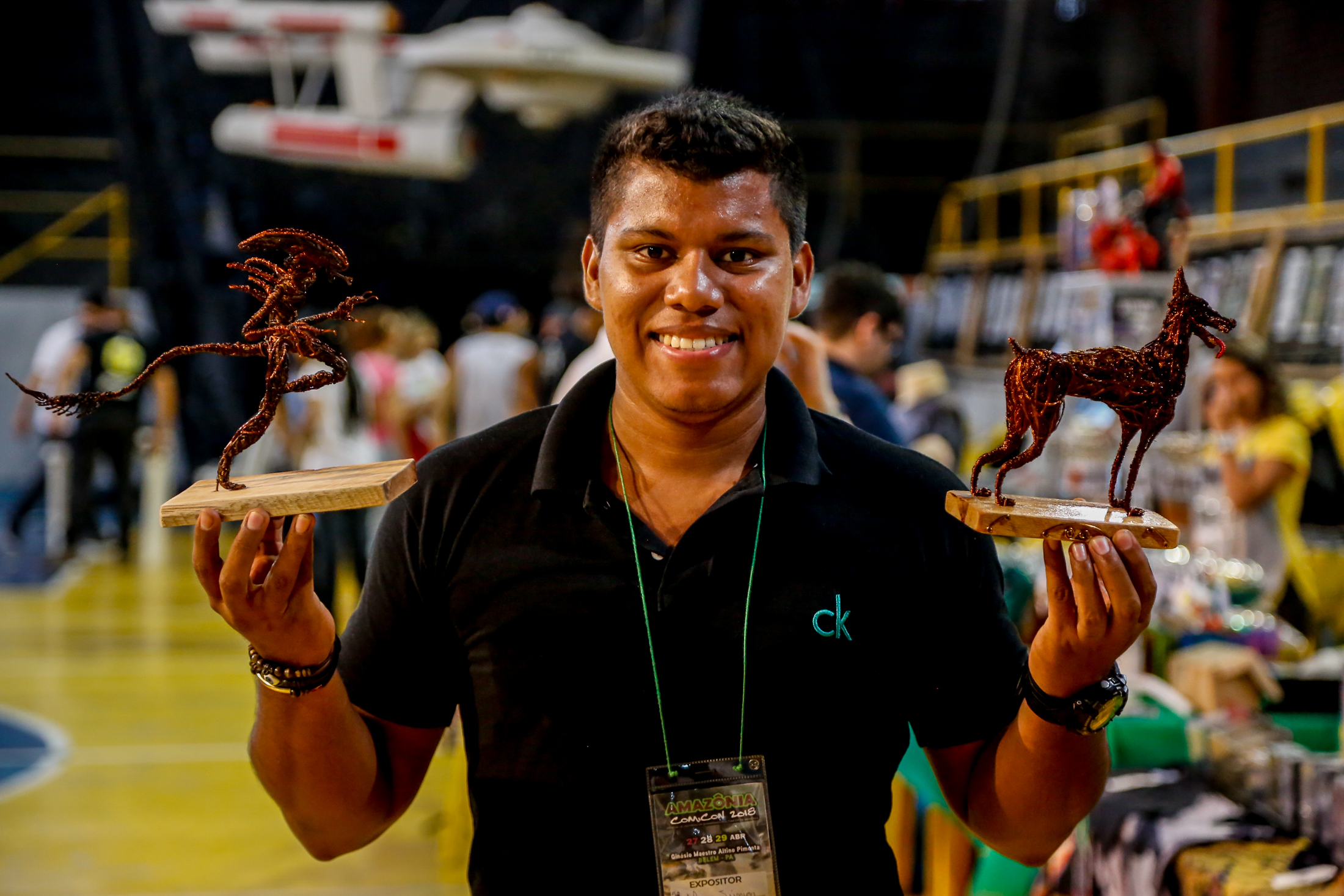 Ginásio Altino Pimenta sedia festival de histórias em quadrinhos