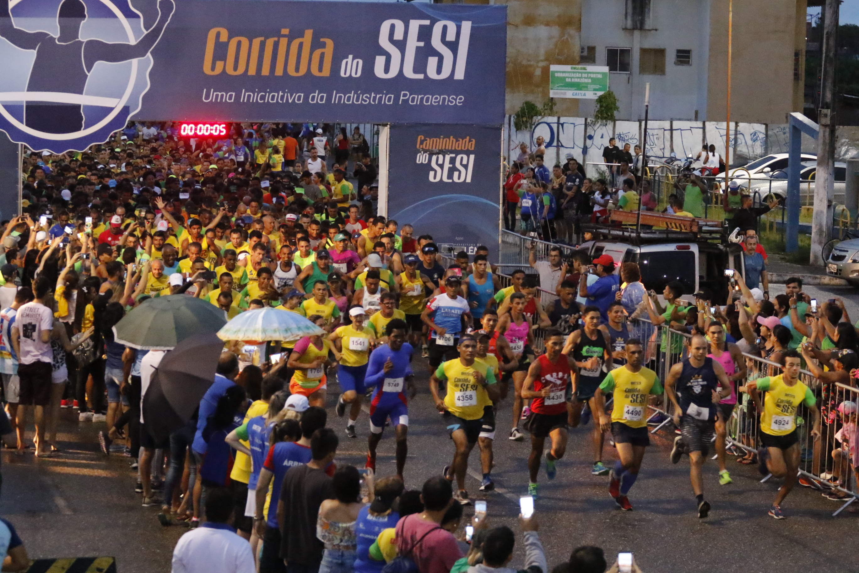 28º Corrida do Trabalhador leva mais de 5 mil pessoas ao Portal da Amazônia