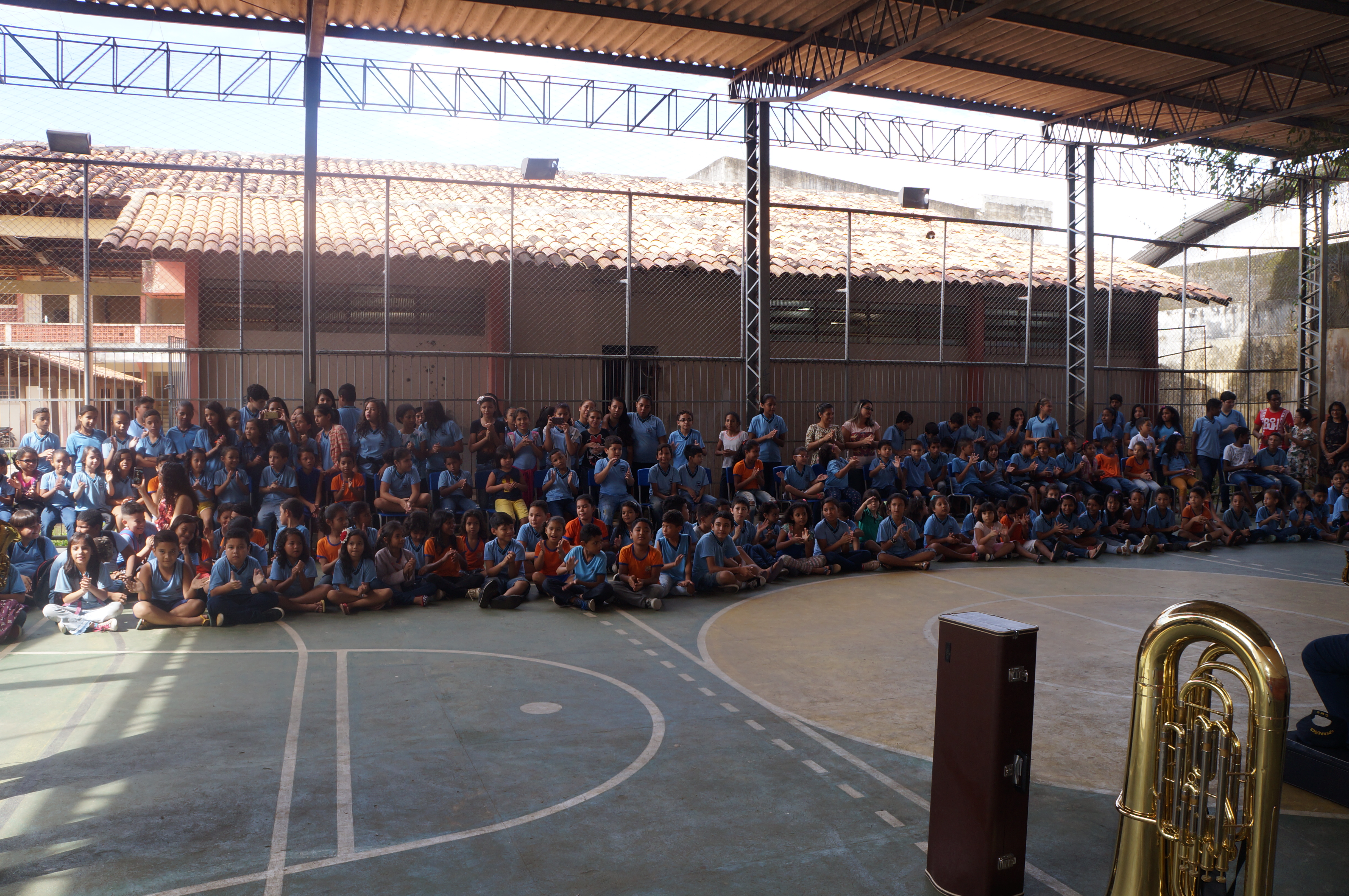 Alunos do Guamá recebem o projeto “Guarda Amigo da Escola”