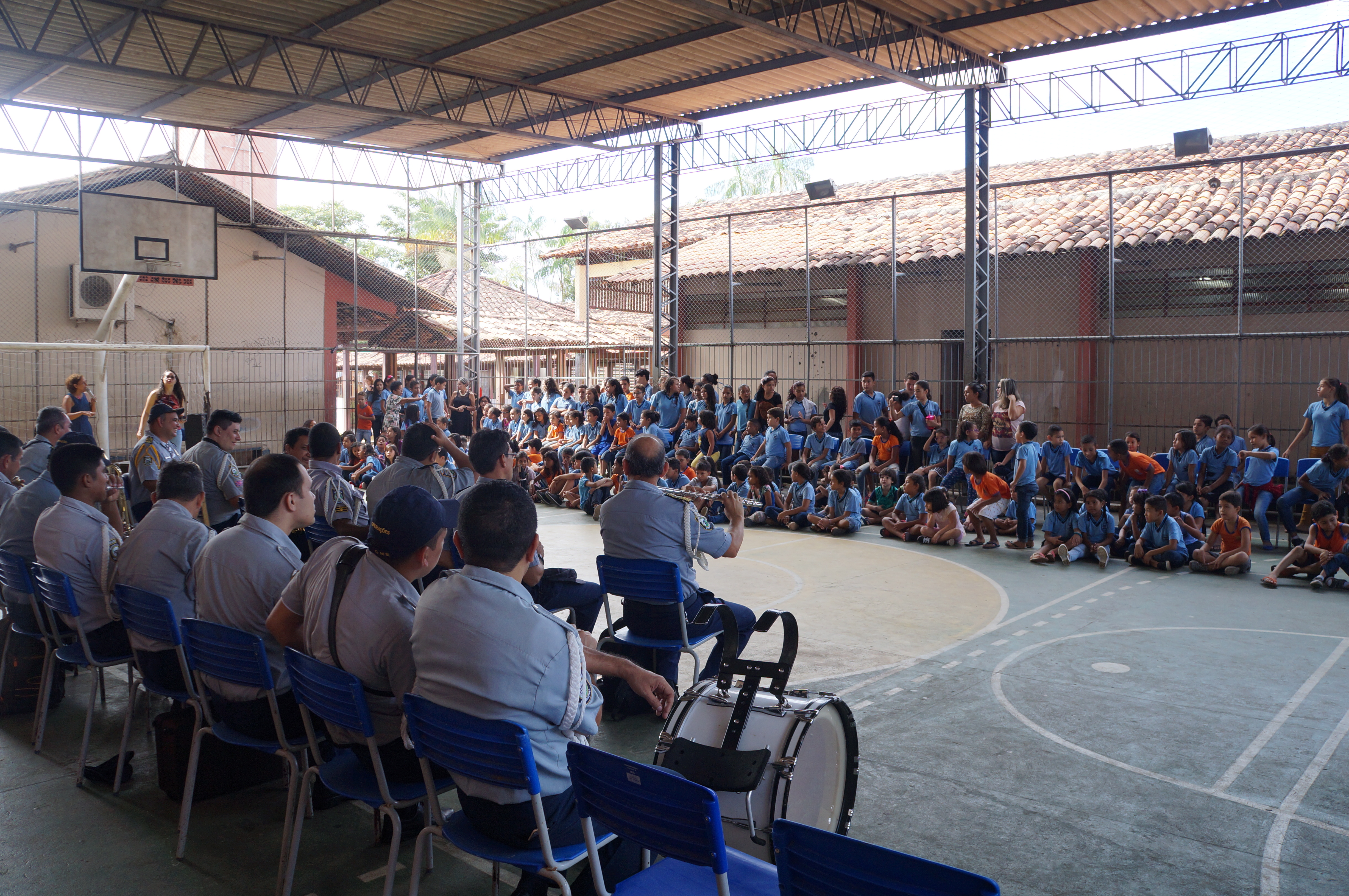 Alunos do Guamá recebem o projeto “Guarda Amigo da Escola”