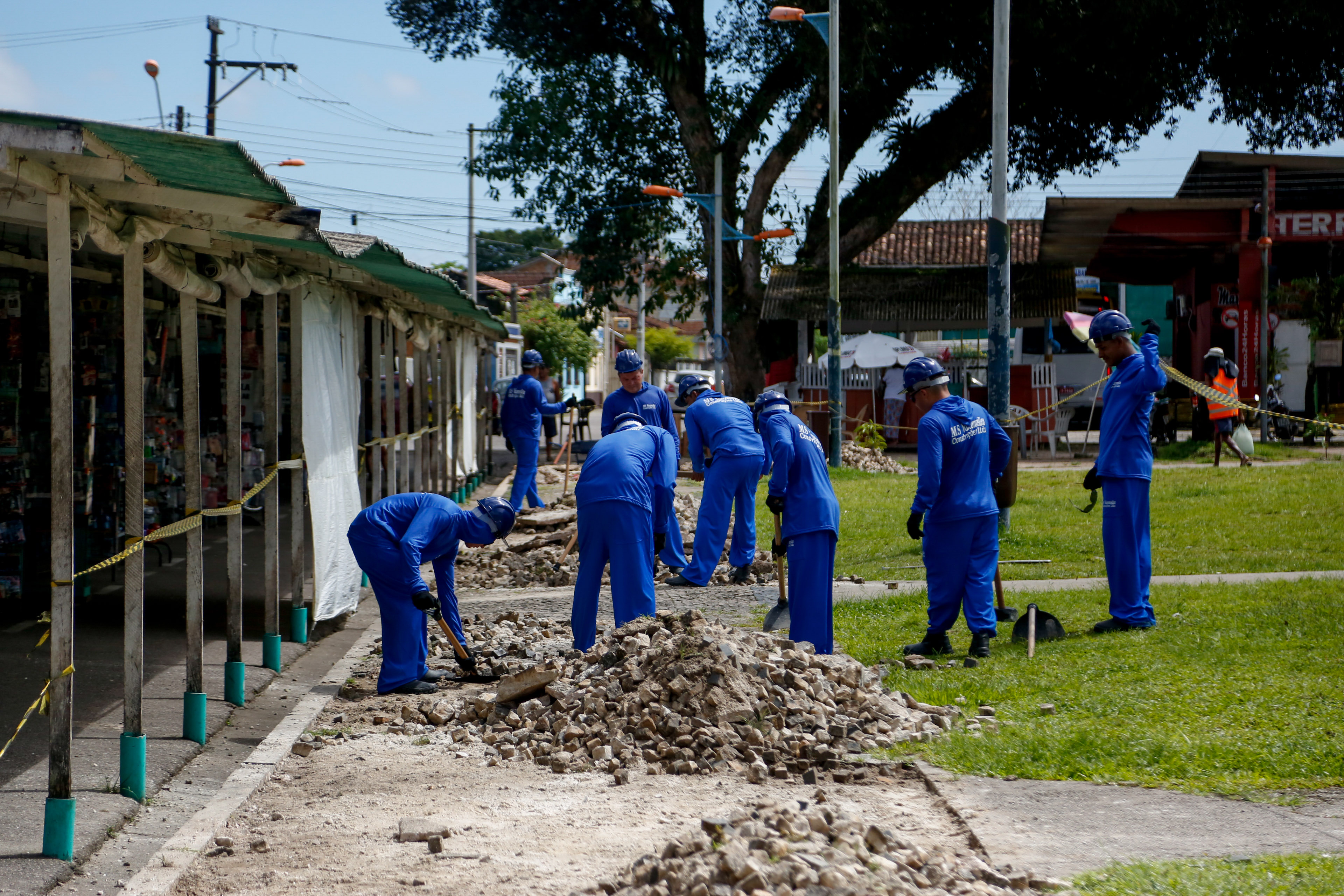 Obras preparam Mosqueiro para receber meio milhão de visitantes no verão de 2018