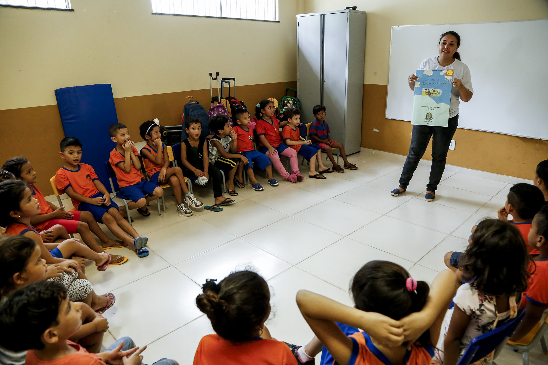 Alunos da rede municipal de educação infantil são contemplados com ações da Semana do Bebê
