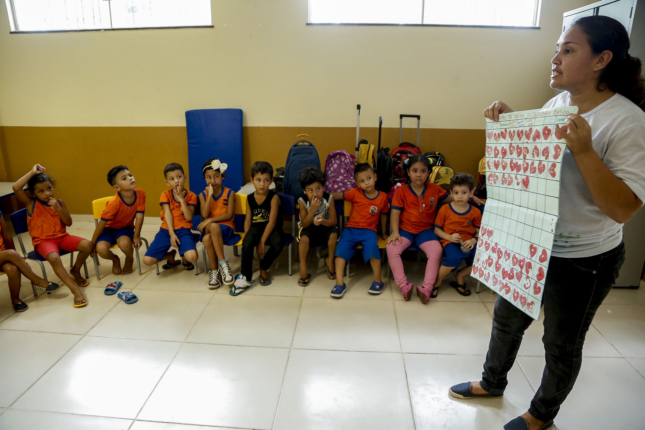 Alunos da rede municipal de educação infantil são contemplados com ações da Semana do Bebê