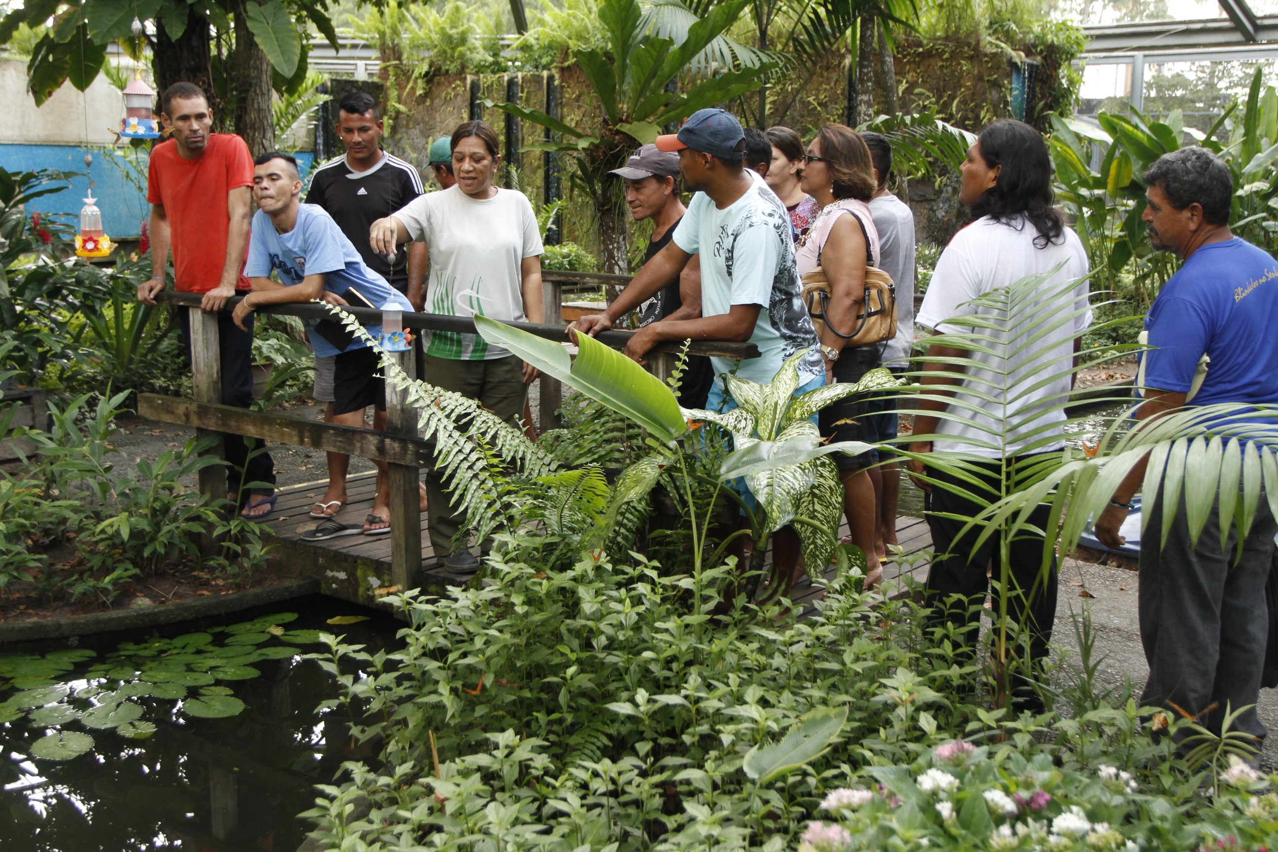 Usuários acolhidos pelos serviços da Prefeitura de Belém visitam Mangal das Garças