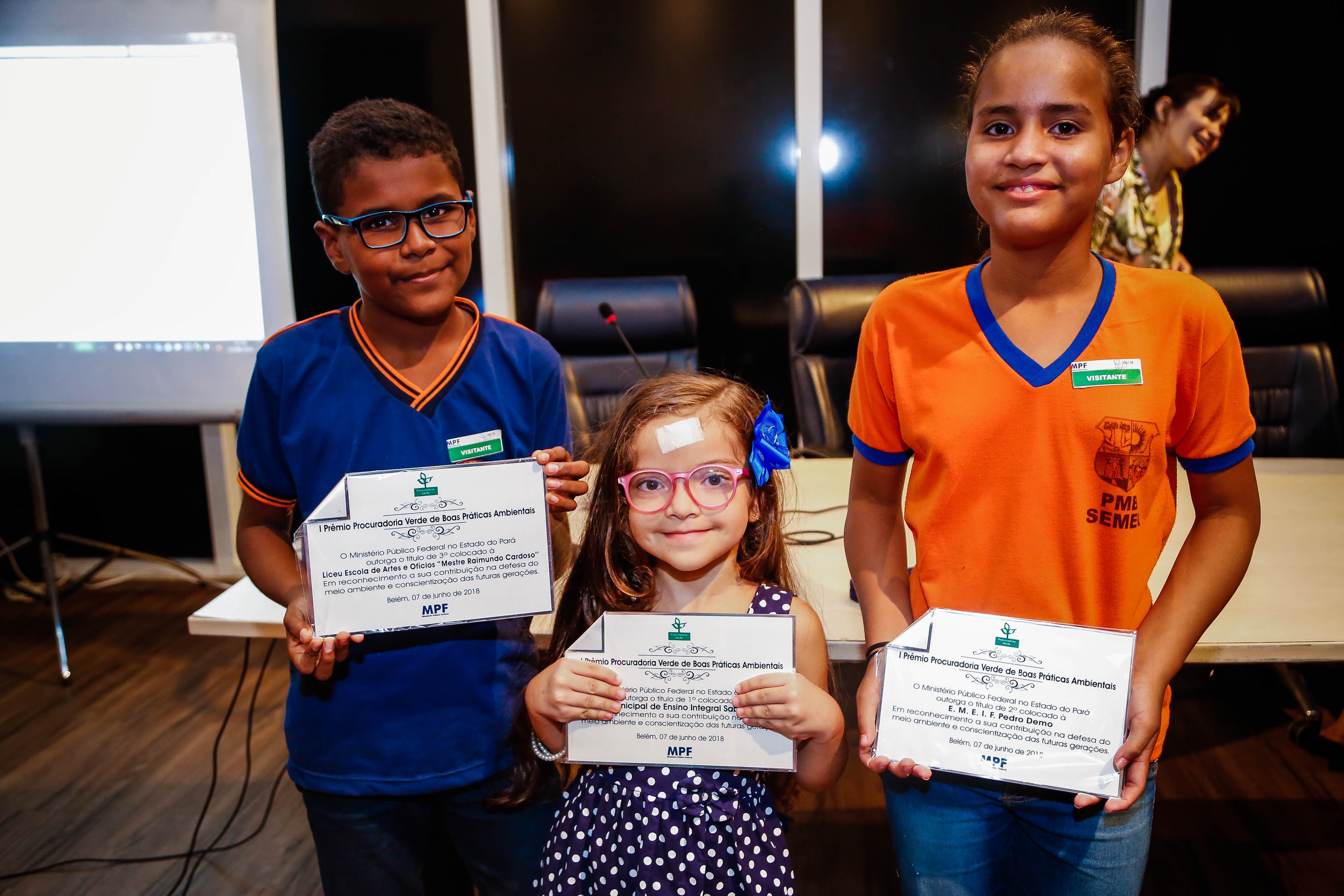 Três escolas de Belém são premiadas pelo MPF-PA por boas práticas ambientais	