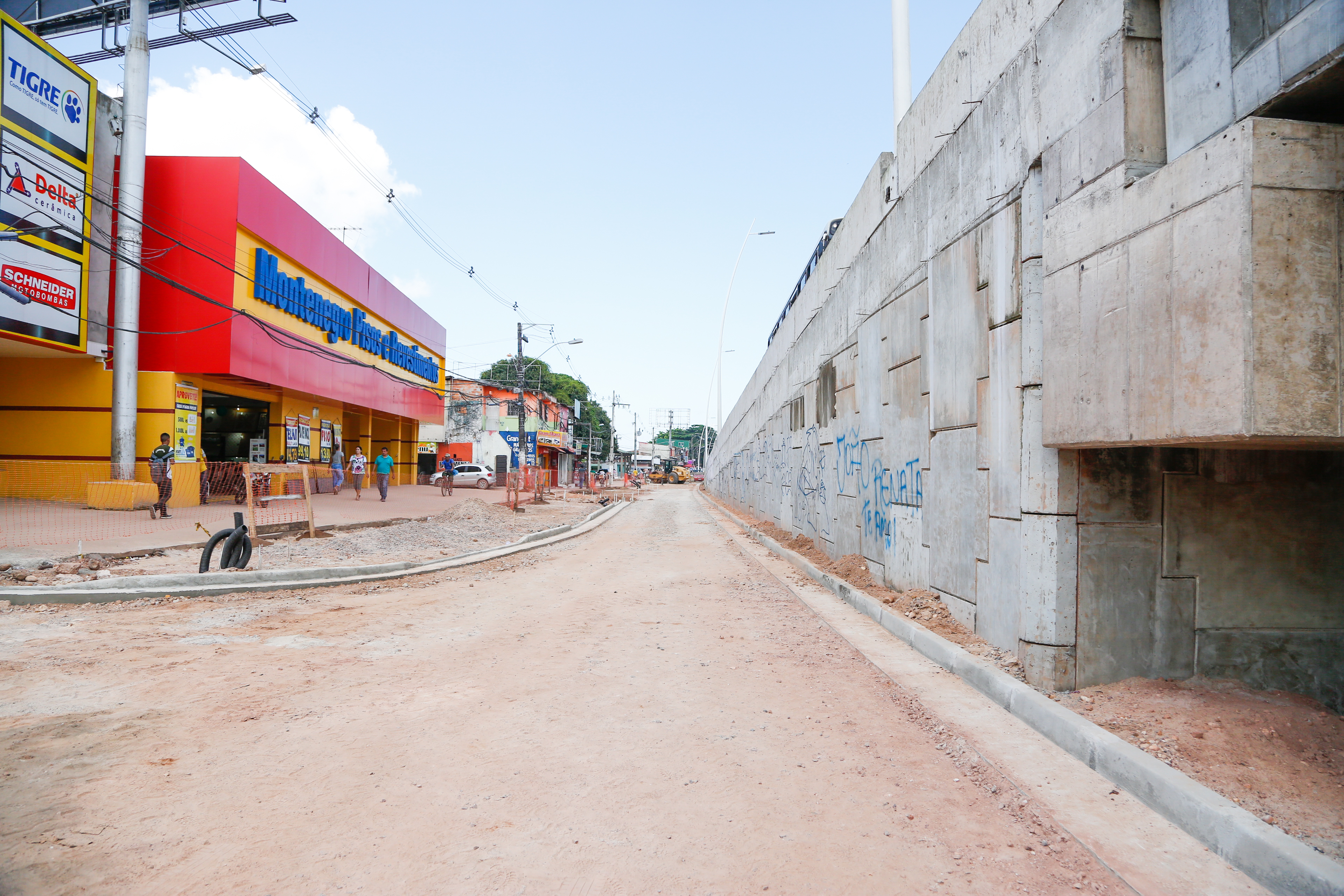 Obras do BRT Augusto Montenegro são normalizadas para conclusão dos serviços