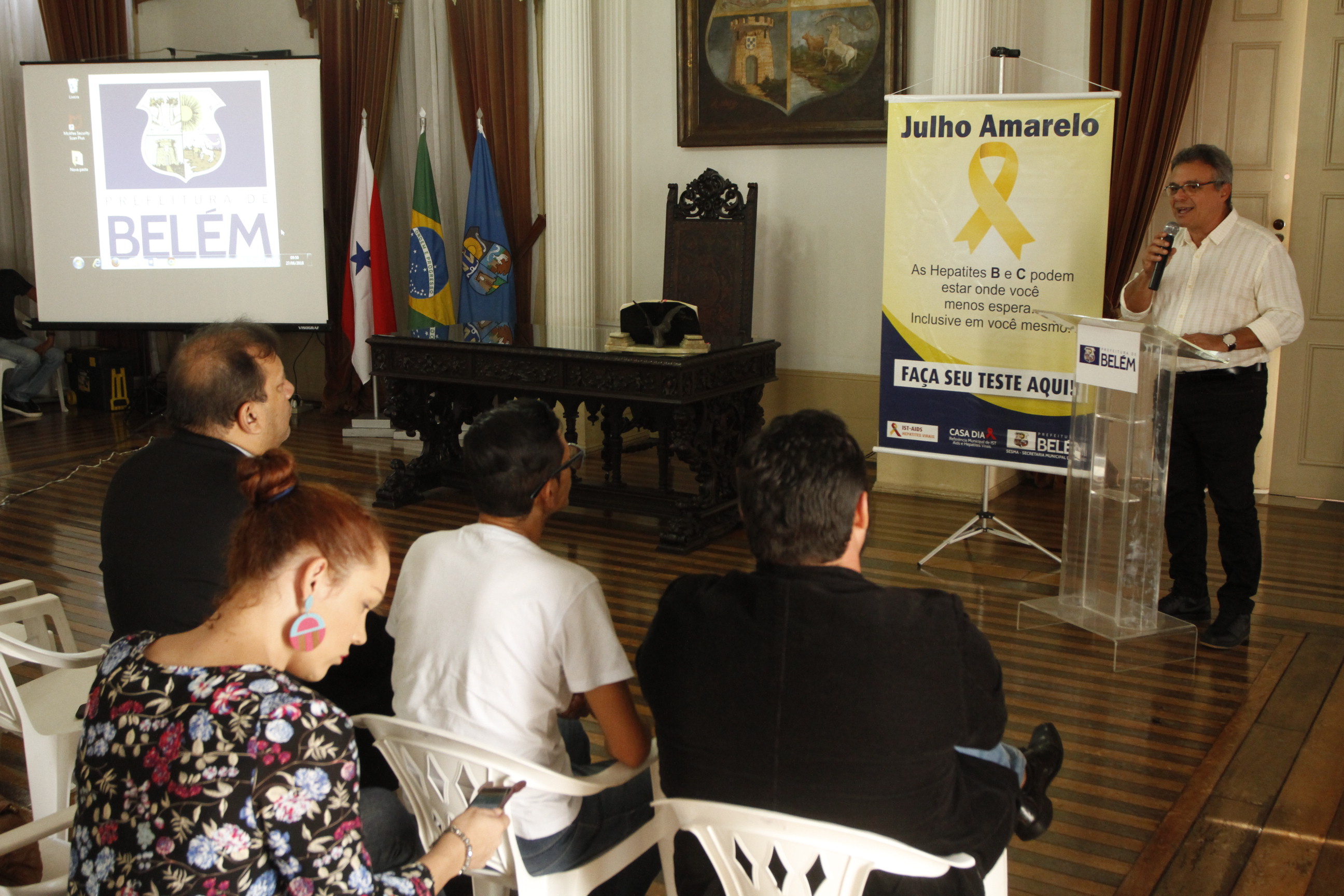 Prefeitura de Belém lança a campanha Julho Amarelo, de combate às hepatites virais