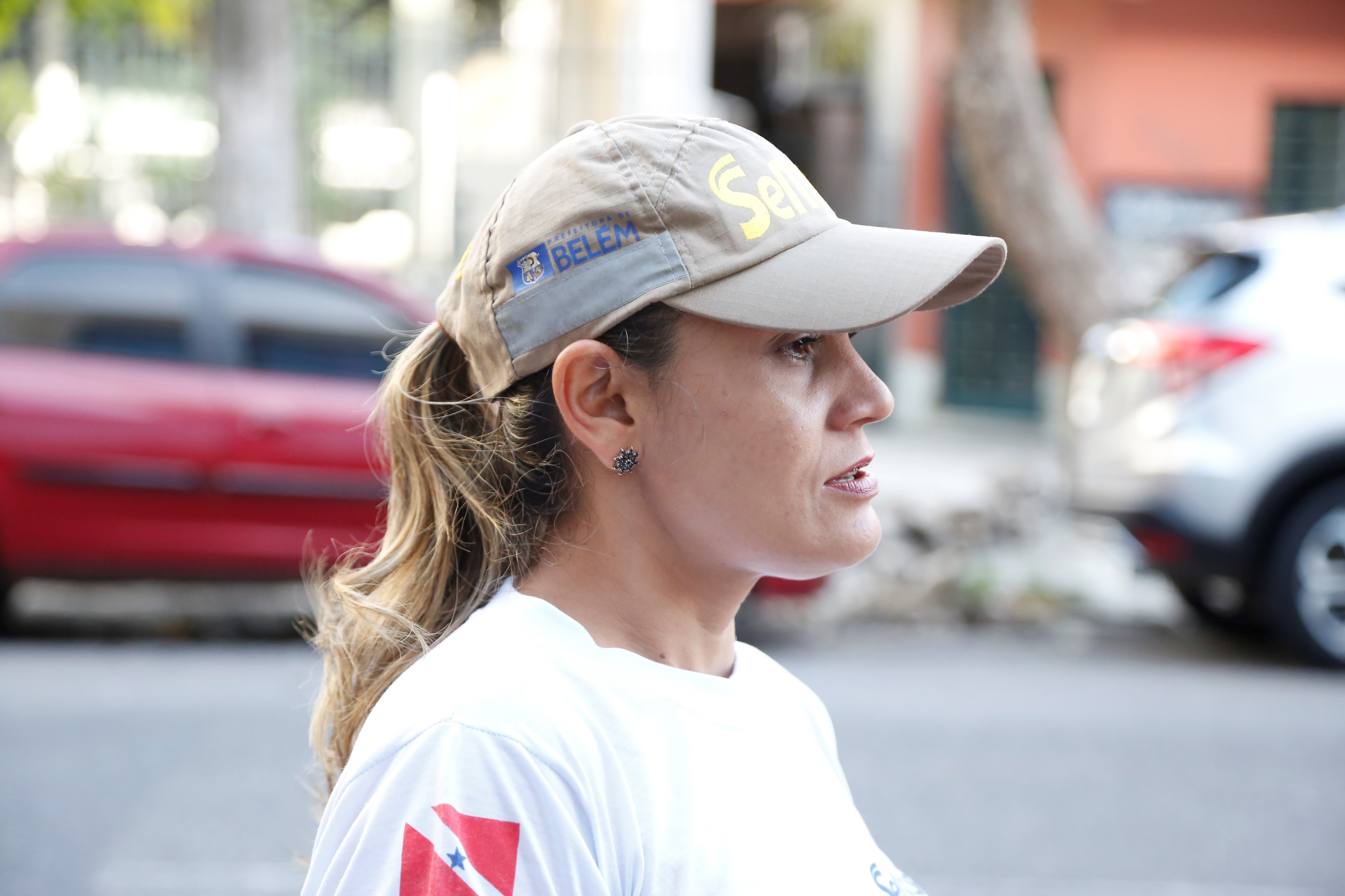 Semob instala Comando Educativo em frente a hospital infantil, em São Brás
