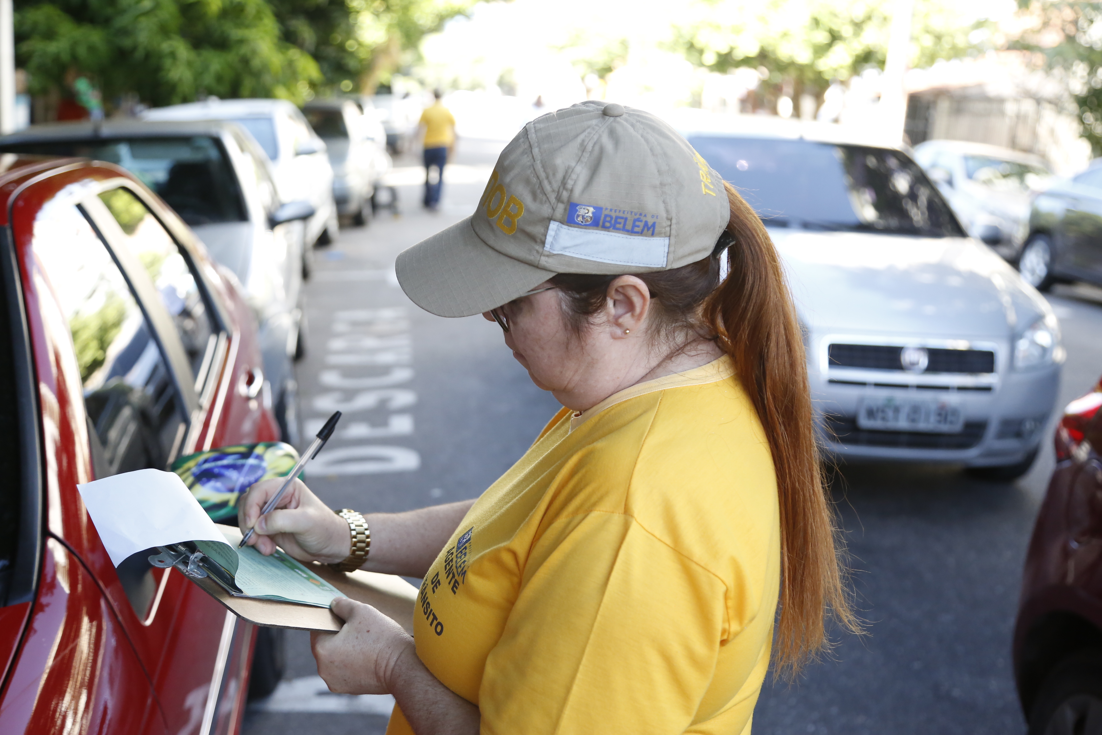 Semob instala Comando Educativo em frente a hospital infantil, em São Brás