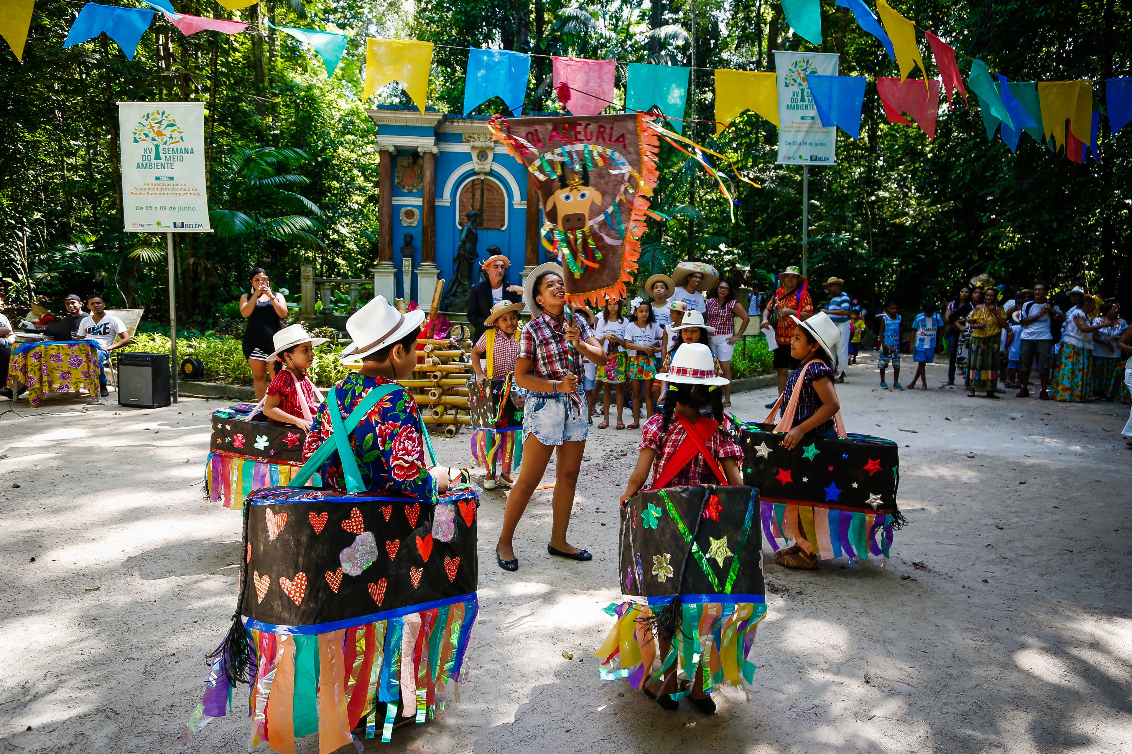 Tradicional festa no Bosque Rodrigues Alves encerra as atividades do mês de junho
