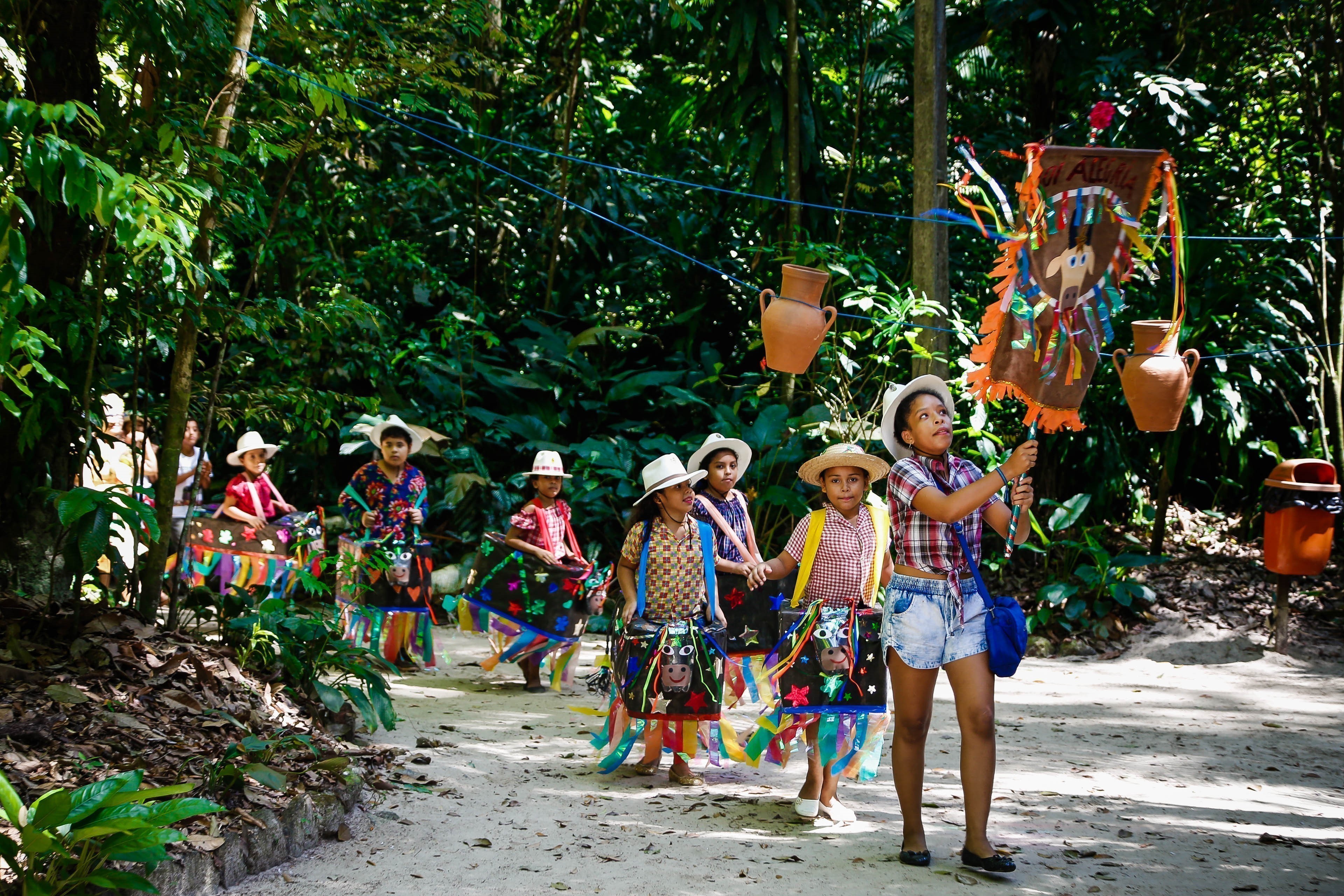 Tradicional festa no Bosque Rodrigues Alves encerra as atividades do mês de junho