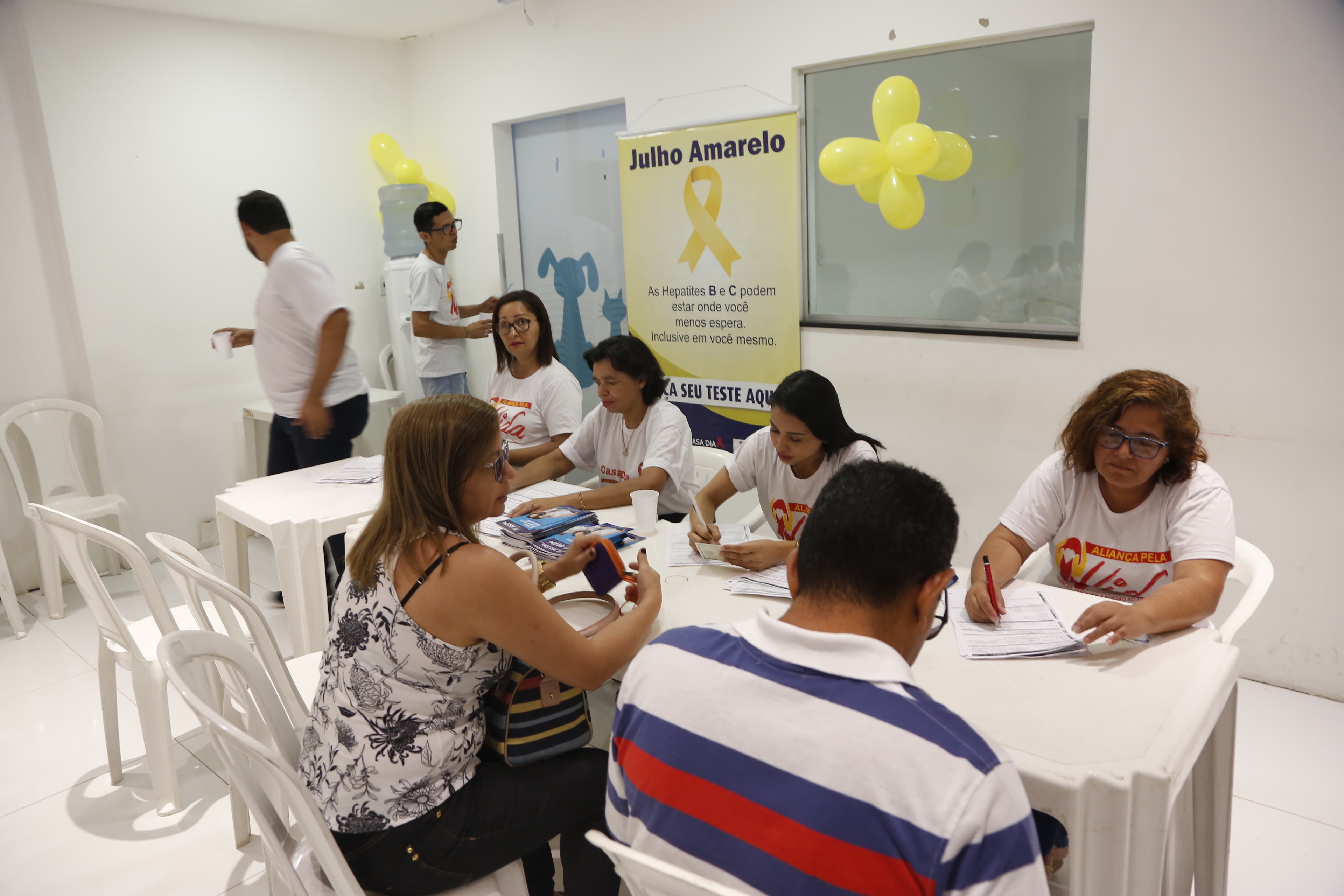  Ação promove diagnóstico precoce de hepatites virais