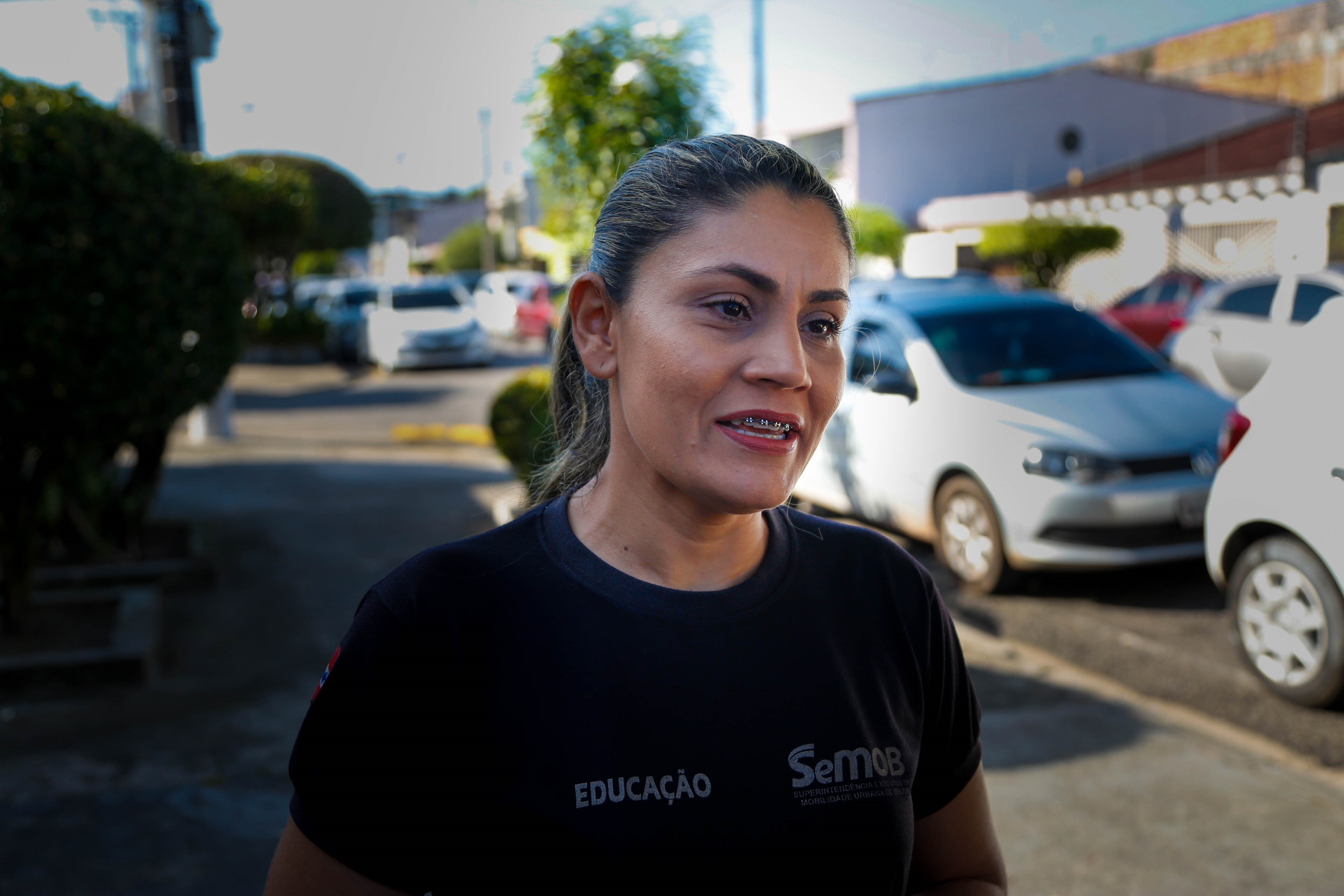 SeMob orienta veranistas em ação nas ruas de Belém