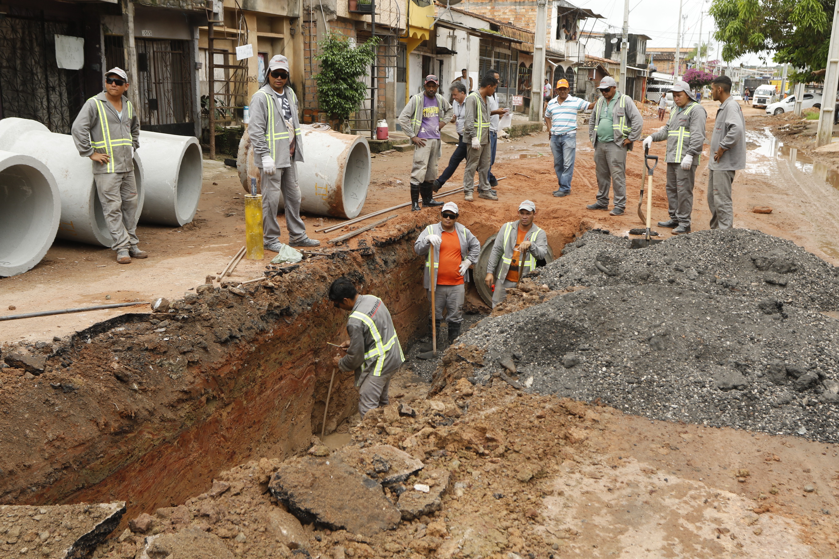Prefeitura de Belém avança com obras de saneamento no Coqueiro e em Canudos