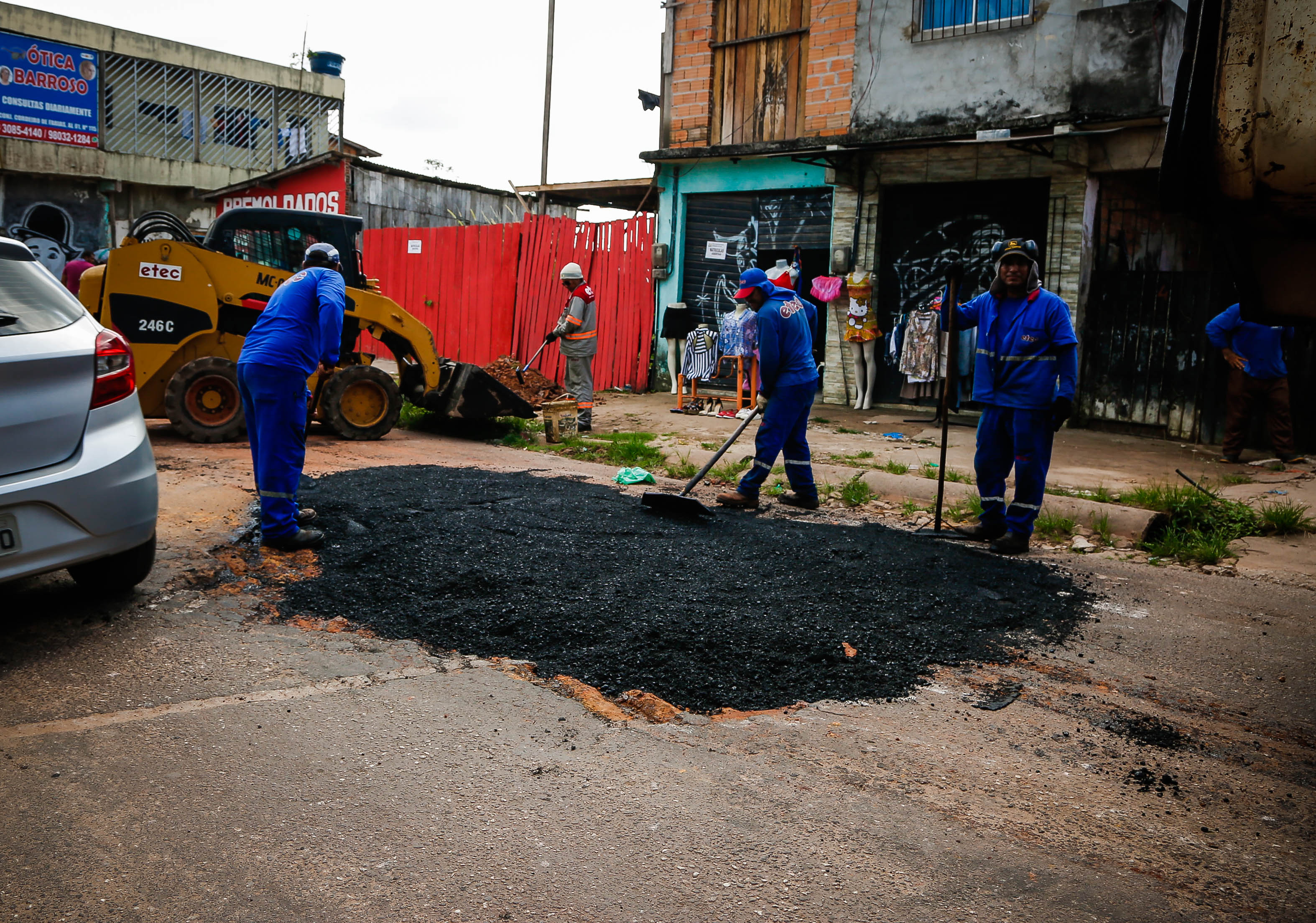 Obras de saneamento beneficiam moradores do Tapanã