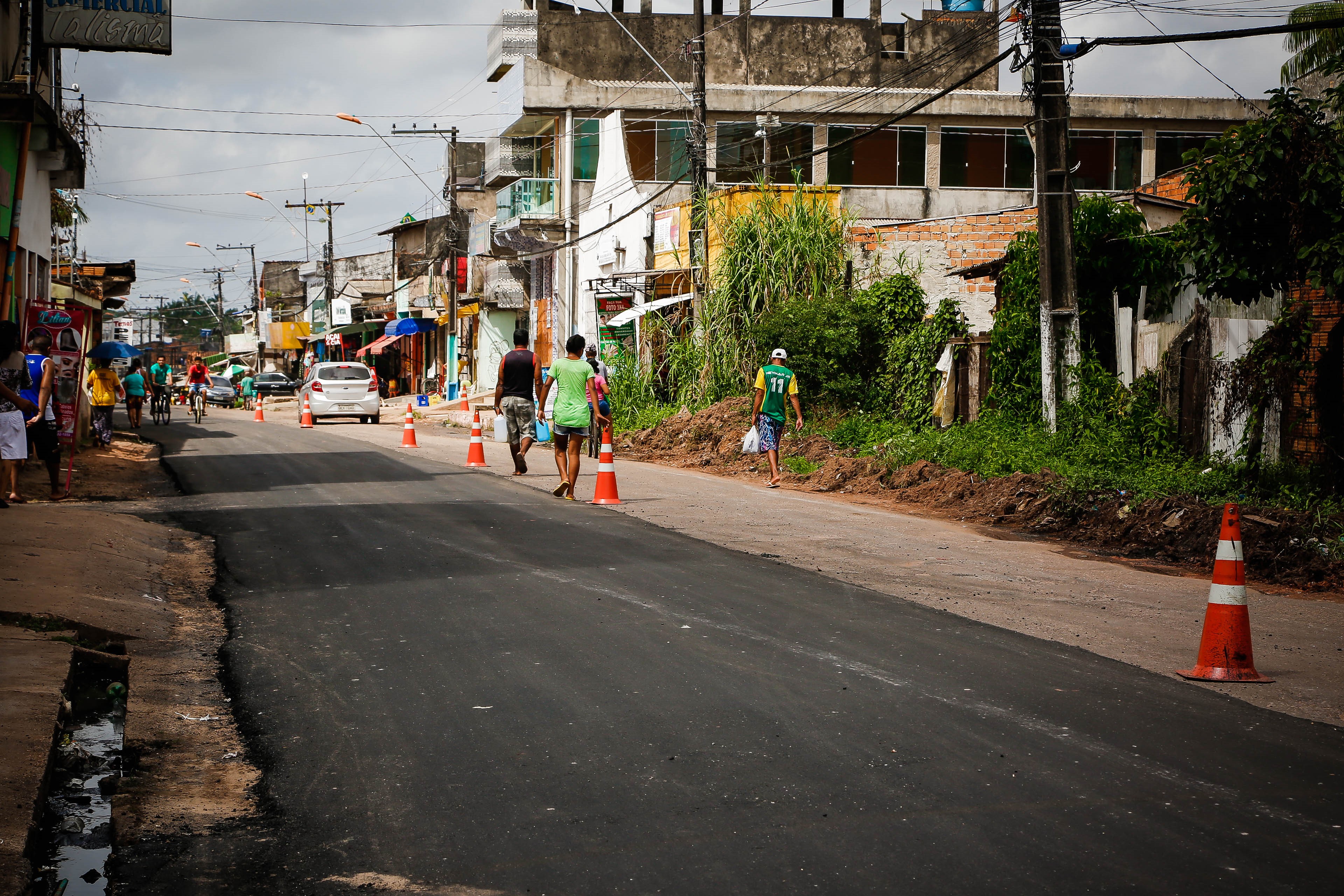 Obras de saneamento beneficiam moradores do Tapanã