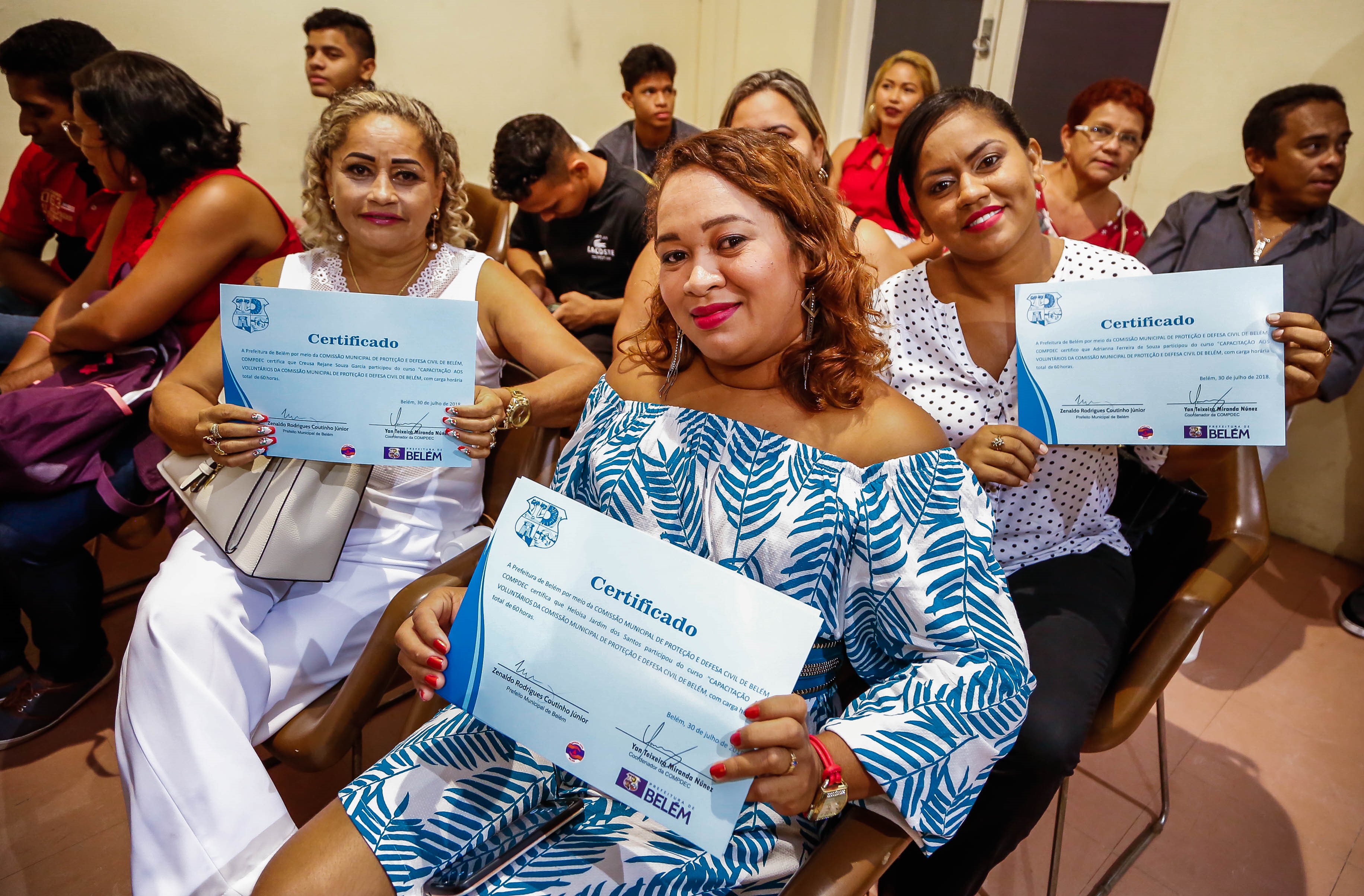 Voluntários da Defesa Civil Municipal concluem curso de capacitação