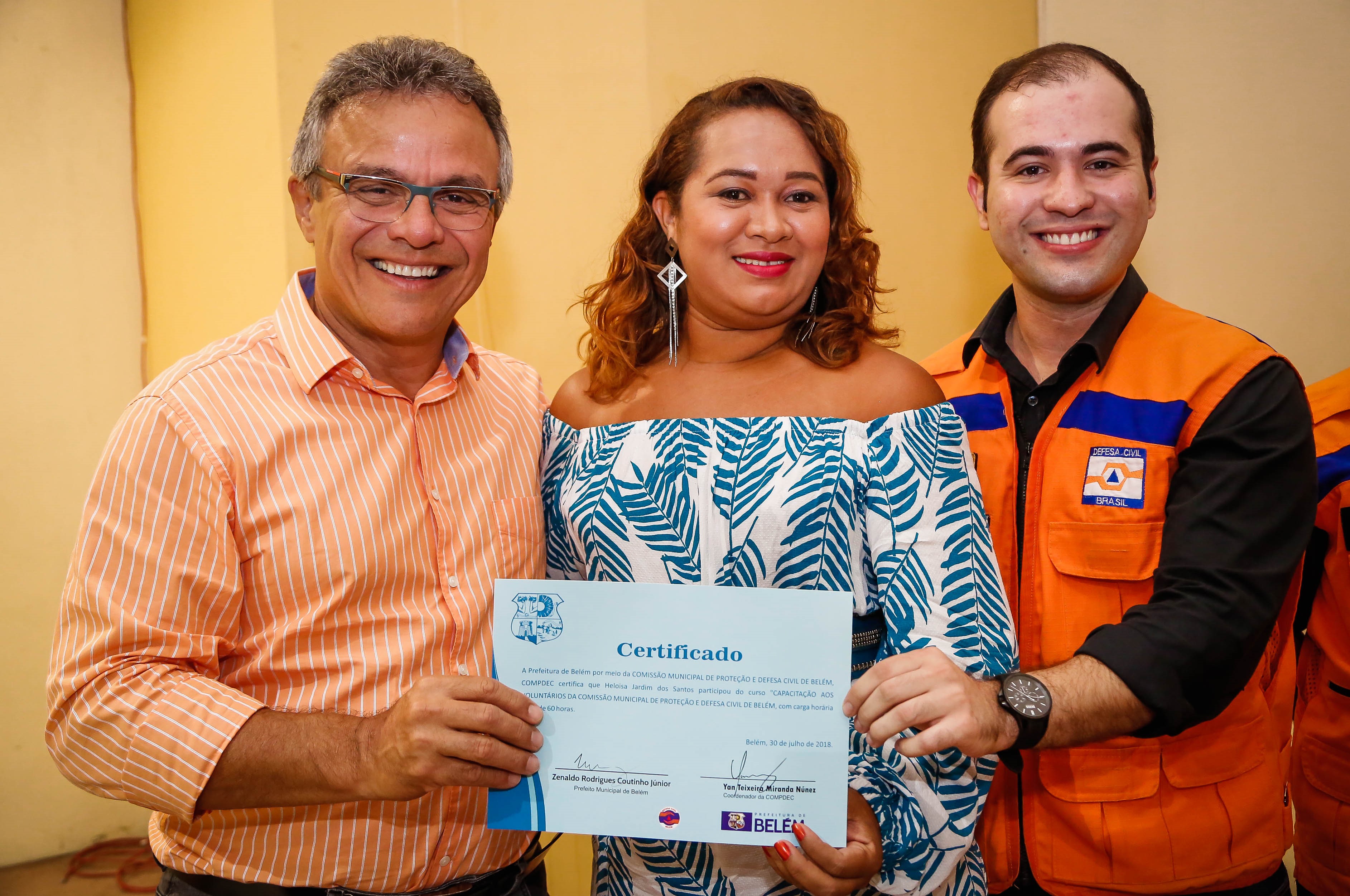 Voluntários da Defesa Civil Municipal concluem curso de capacitação