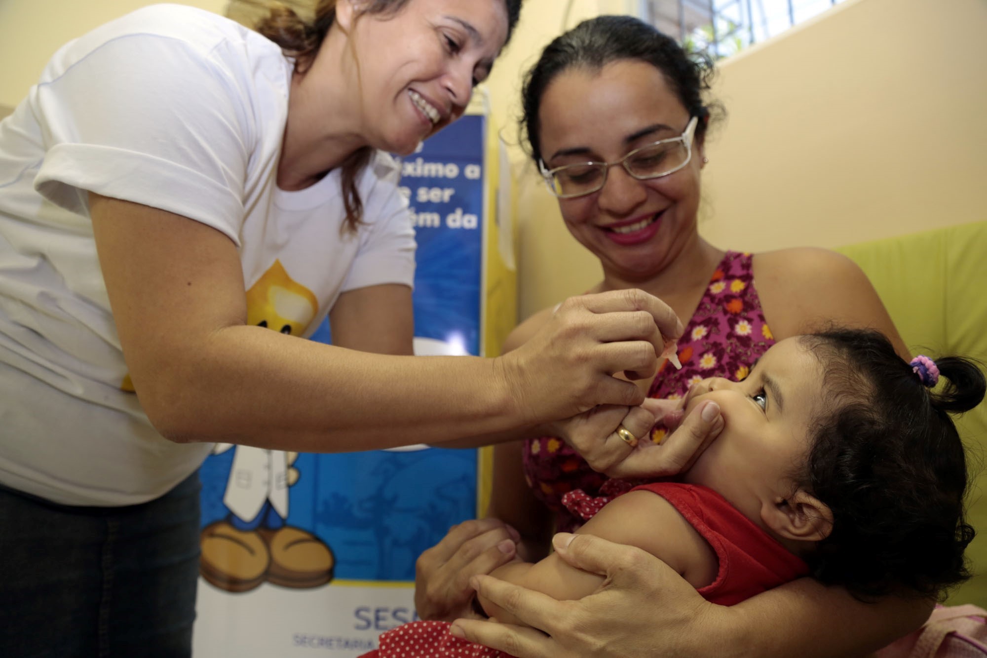 Belém inicia a campanha de vacinação contra poliomielite e sarampo