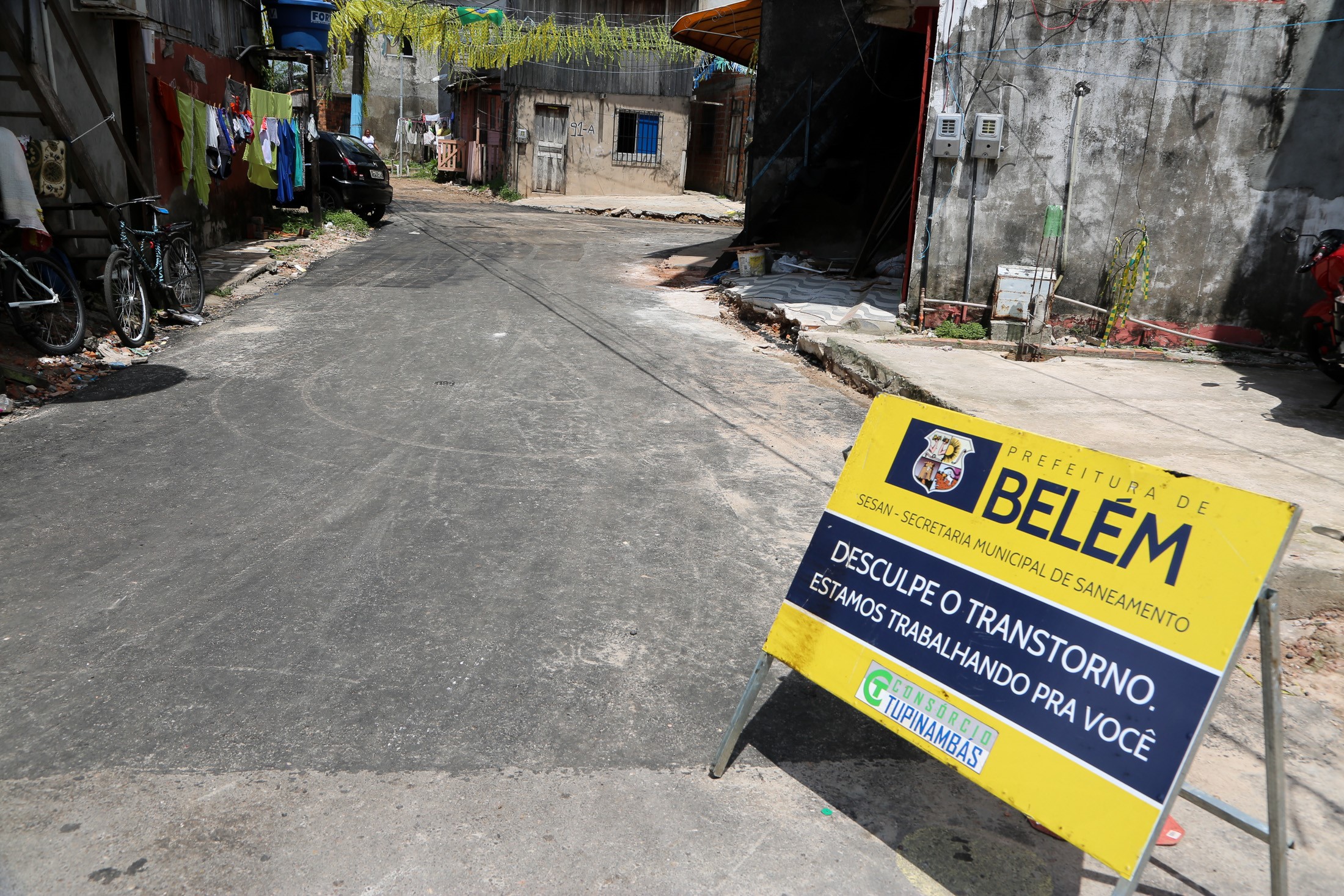 Obras de saneamento chegam aos bairros da Terra Firme e Sacramenta