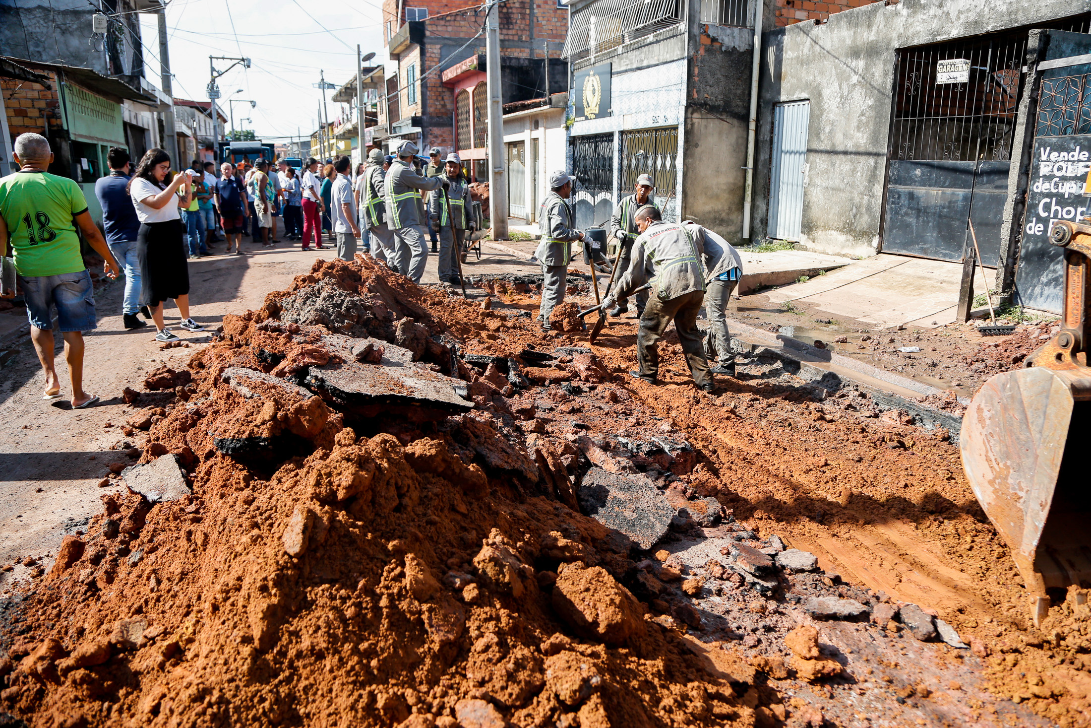 Obras de saneamento chegam aos bairros da Terra Firme e Sacramenta