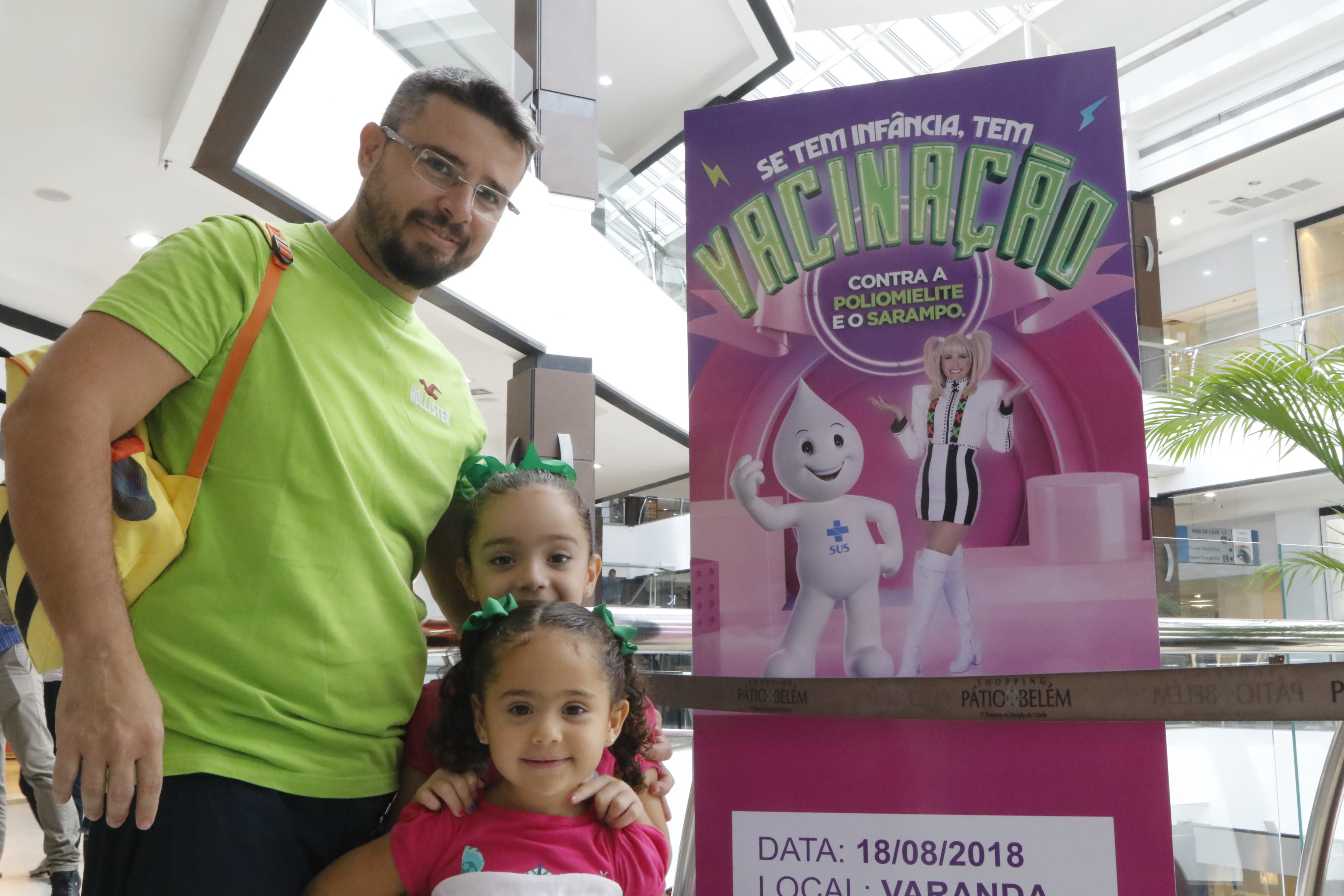 Dia D mobiliza pais a vacinarem os filhos contra o sarampo e a poliomielite em Belém