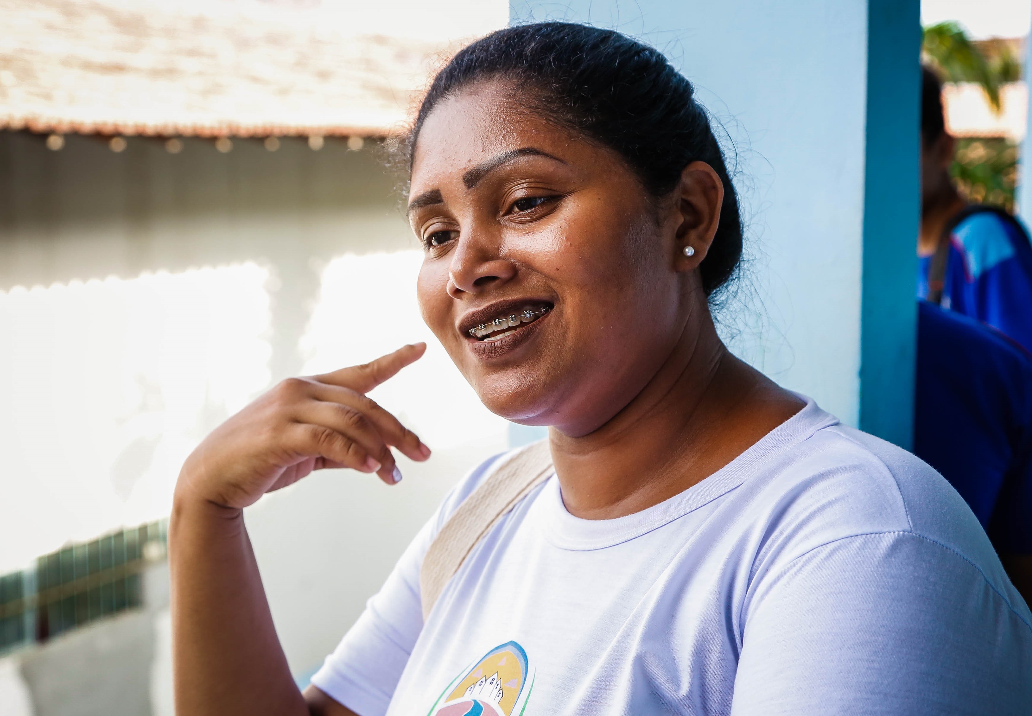 Moradores sensibilizam alunos sobre a importância de cuidar do ambiente em que vivem