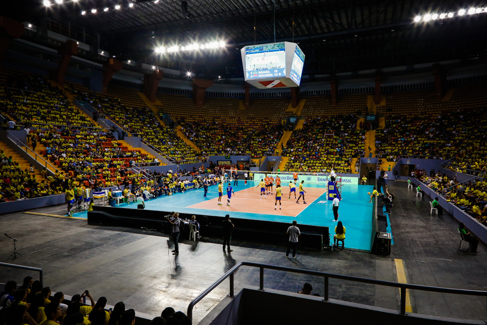 Seleção Brasileira de Vôlei vence Holanda com show da torcida paraense nas arquibancadas