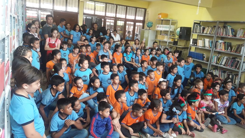 Programação folclórica em escola de Icoaraci encerra com apresentação de pesquisa feita pelos alunos