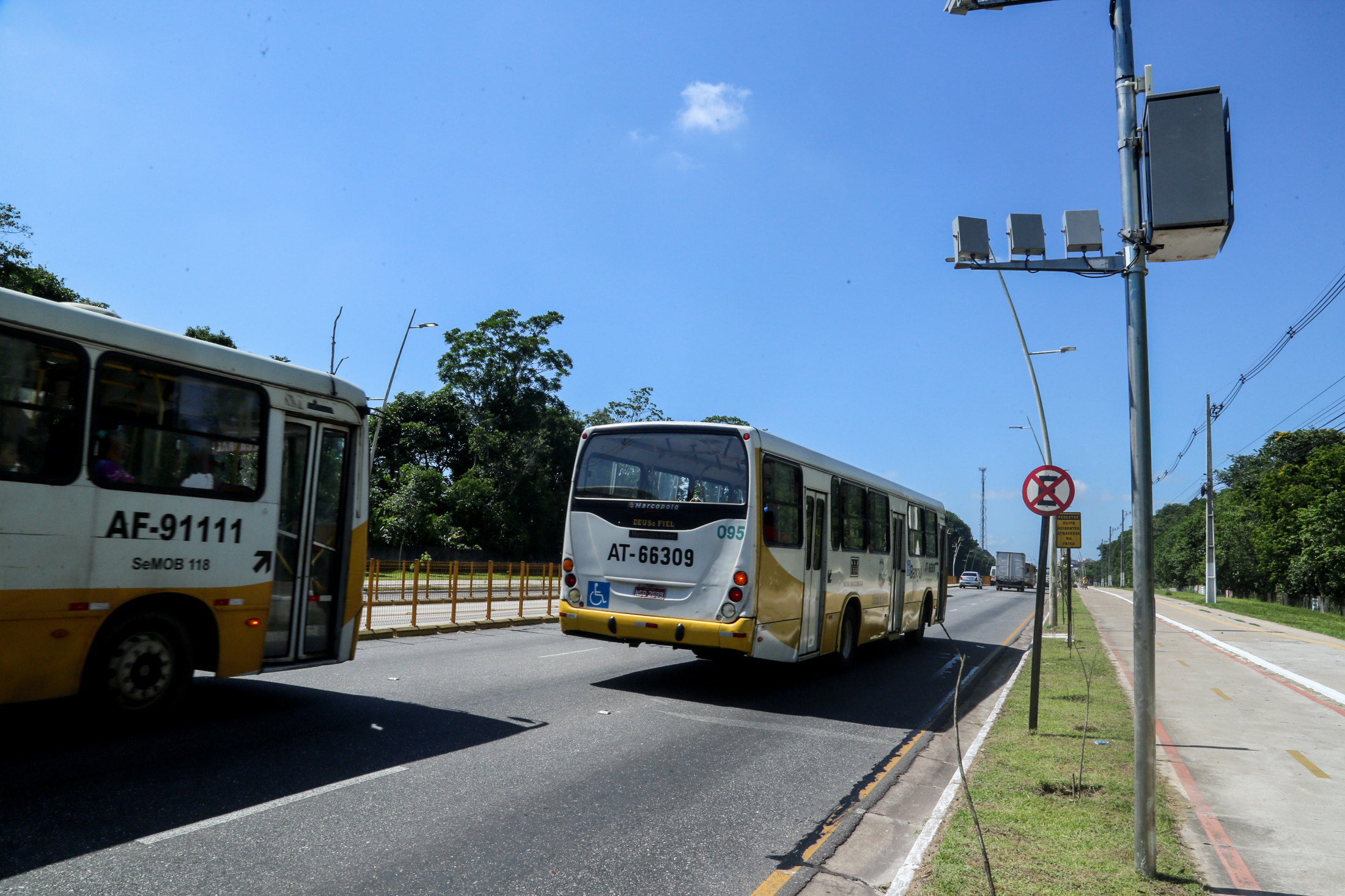 Radares são ativados em três vias de Belém