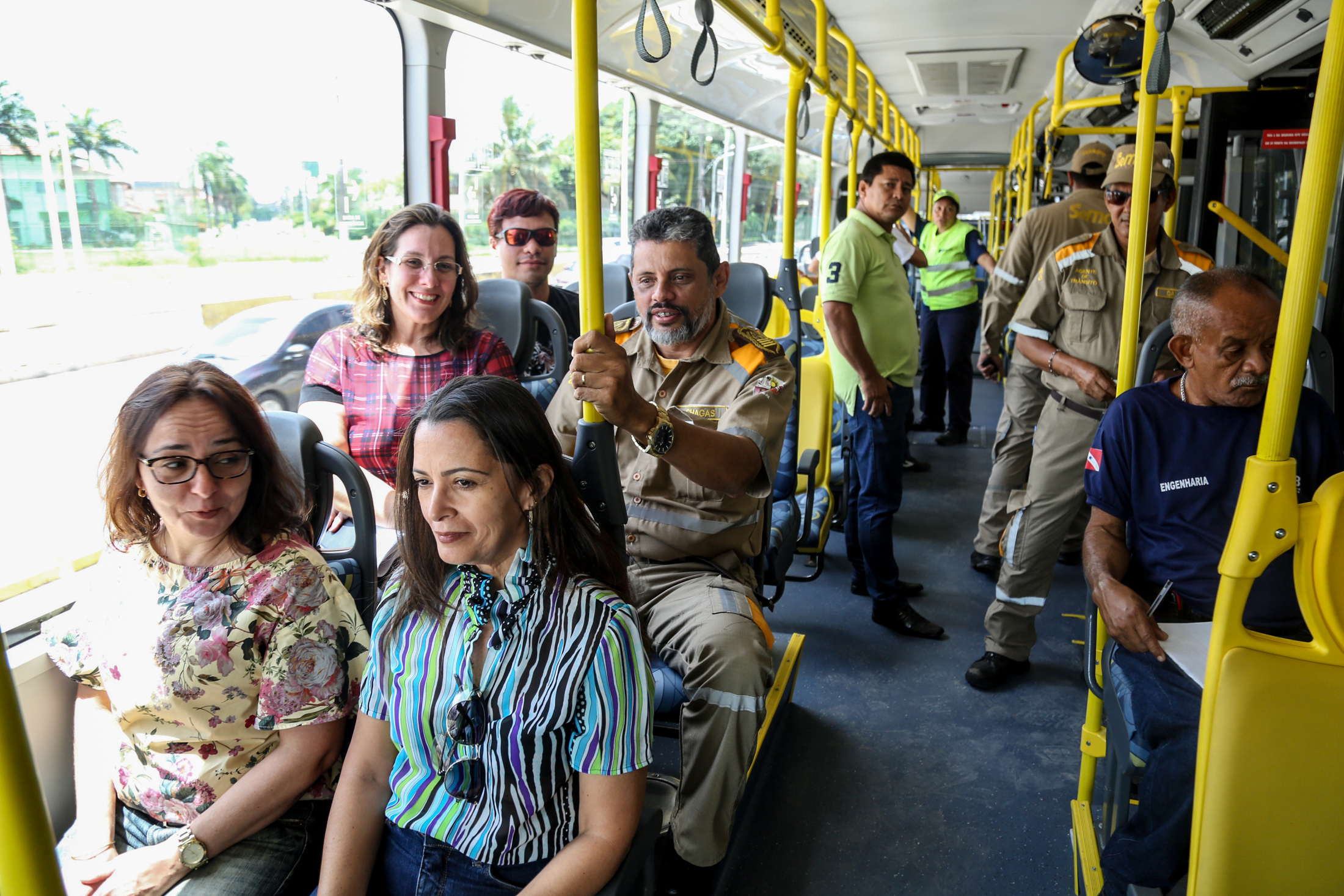 Comissão da Semob realiza viagem experimental em novo trecho do BRT