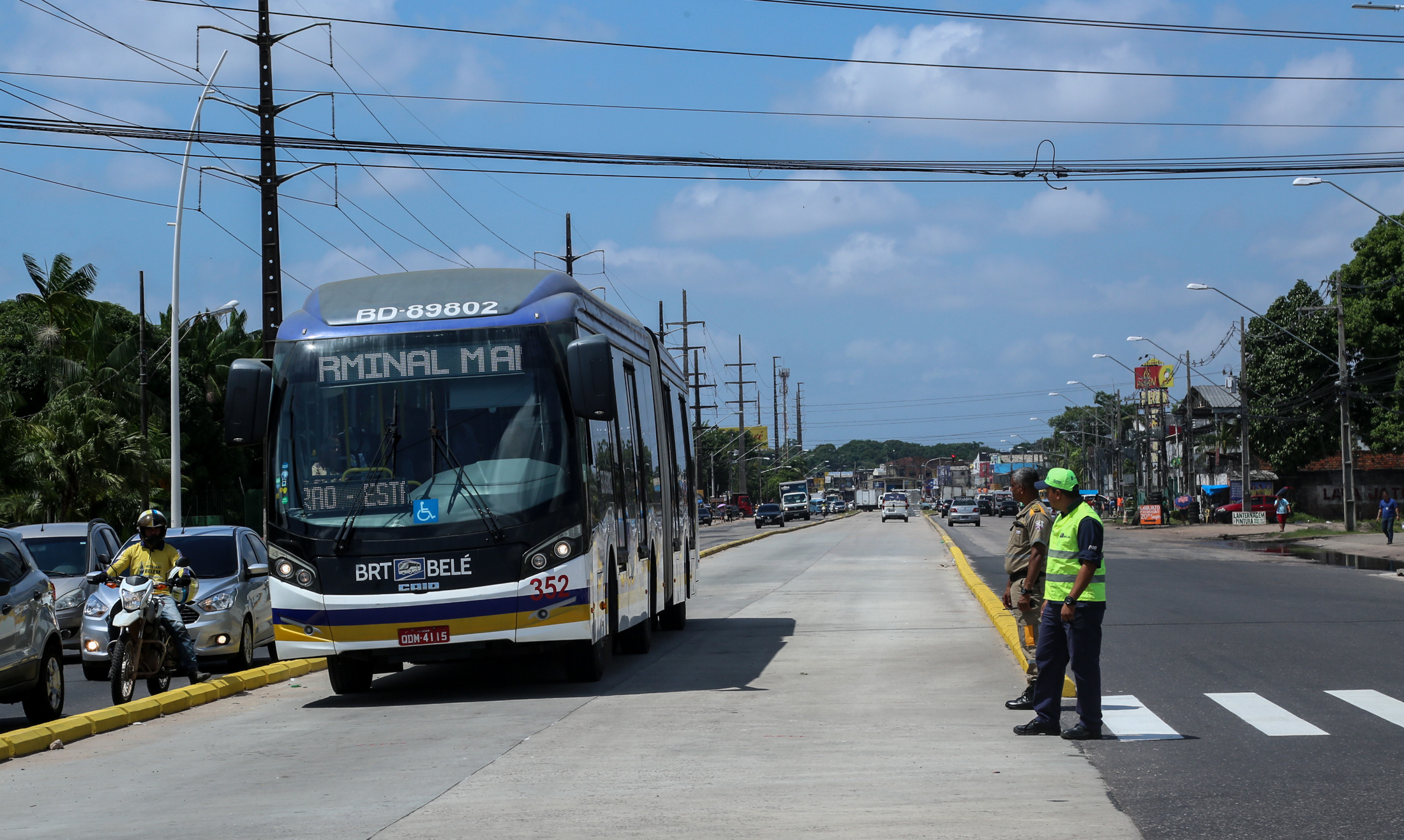 Comissão da Semob realiza viagem experimental em novo trecho do BRT