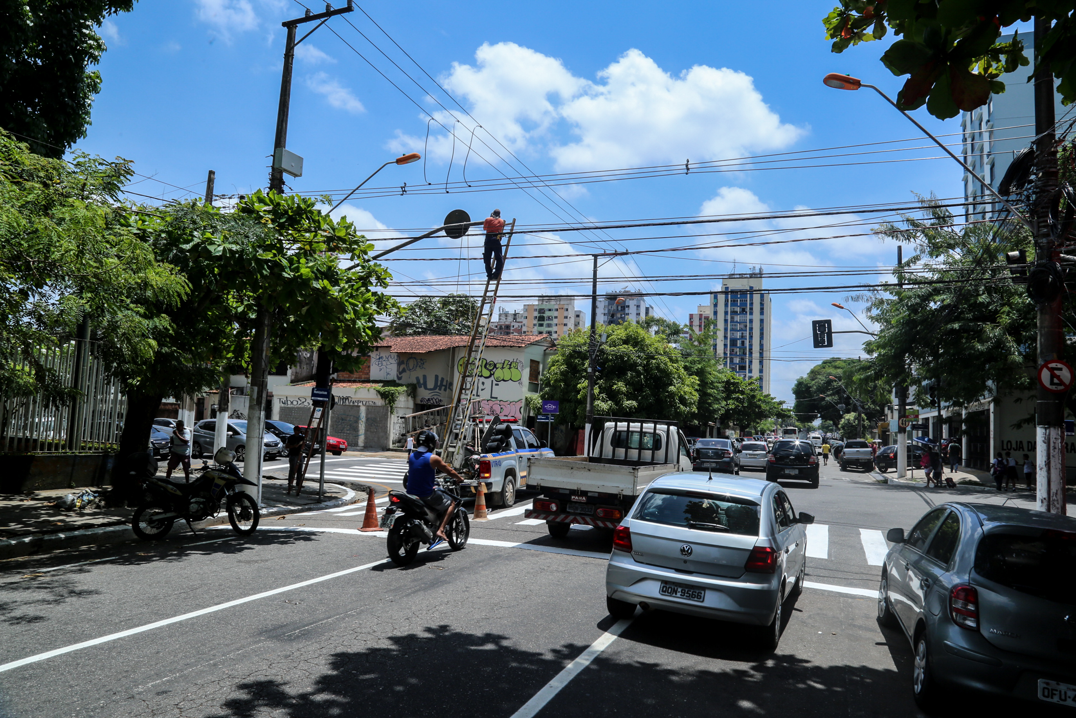 Rua Municipalidade adota sentido único entre as travessas Dom Pedro I e Djalma Dutra