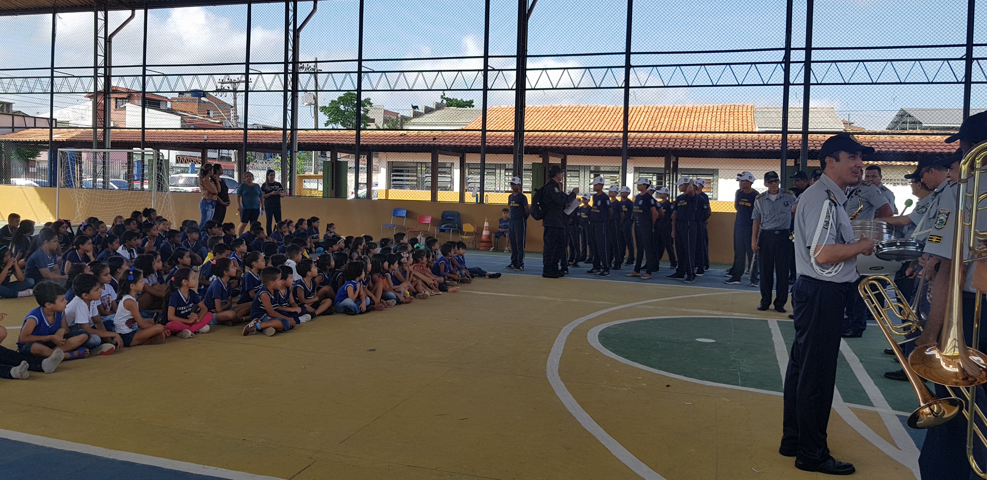 Alunos da Condor recebem projeto “Guarda Amigo da Escola”
