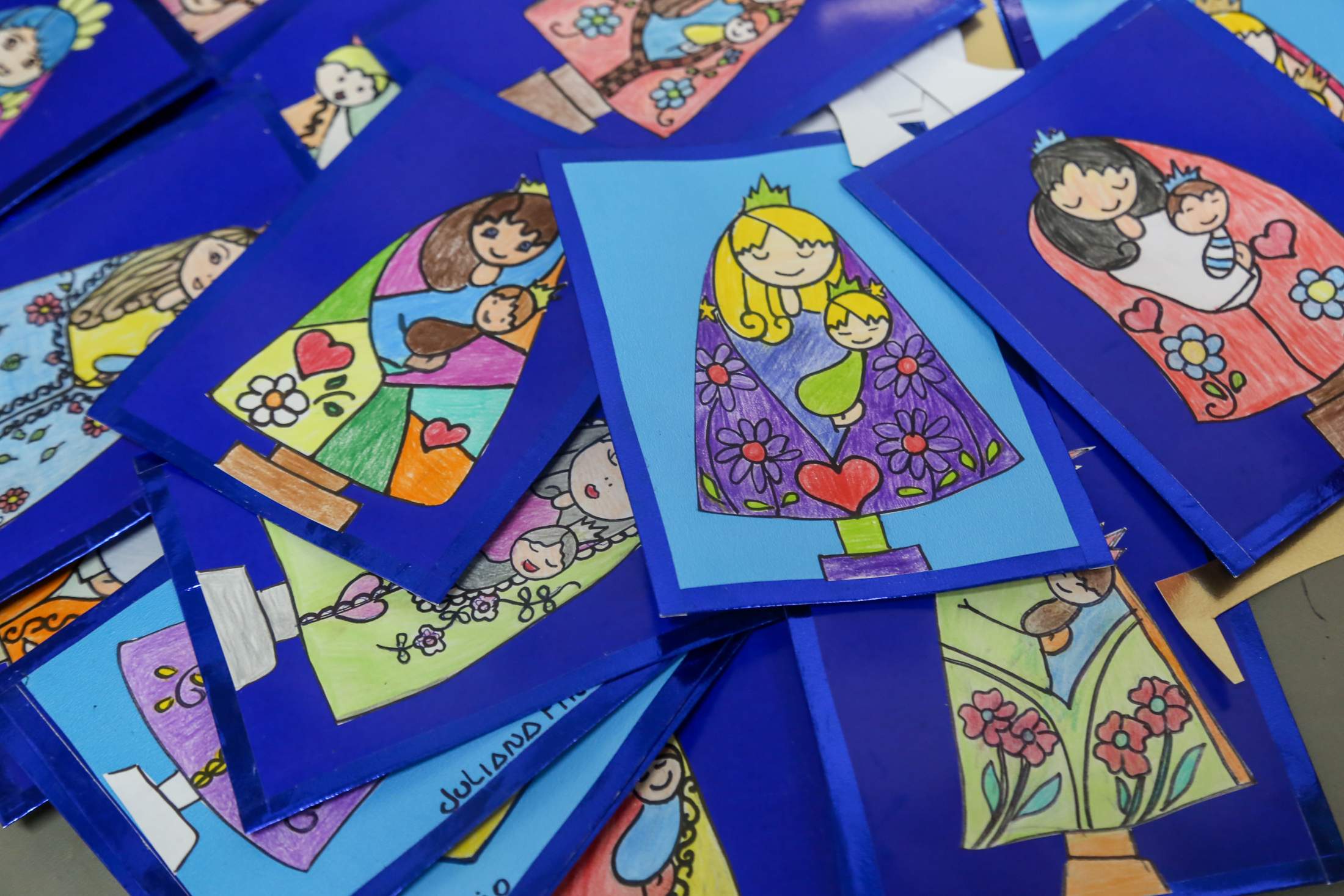 Alunos da Antônio Carvalho Brasil produzem painel em homenagem ao Círio de Nazaré