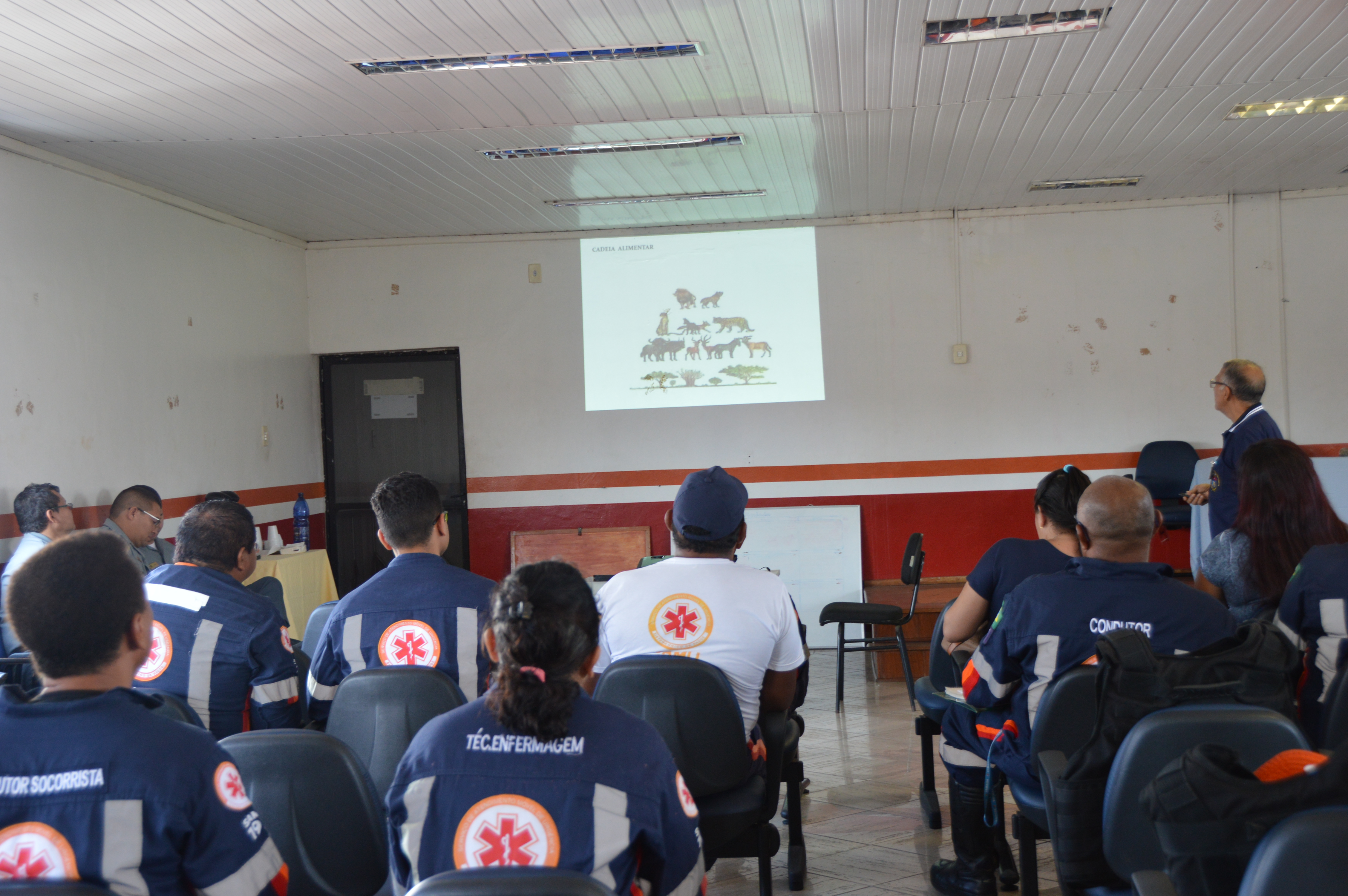Samu realiza o terceiro curso em tripulações de embarcações