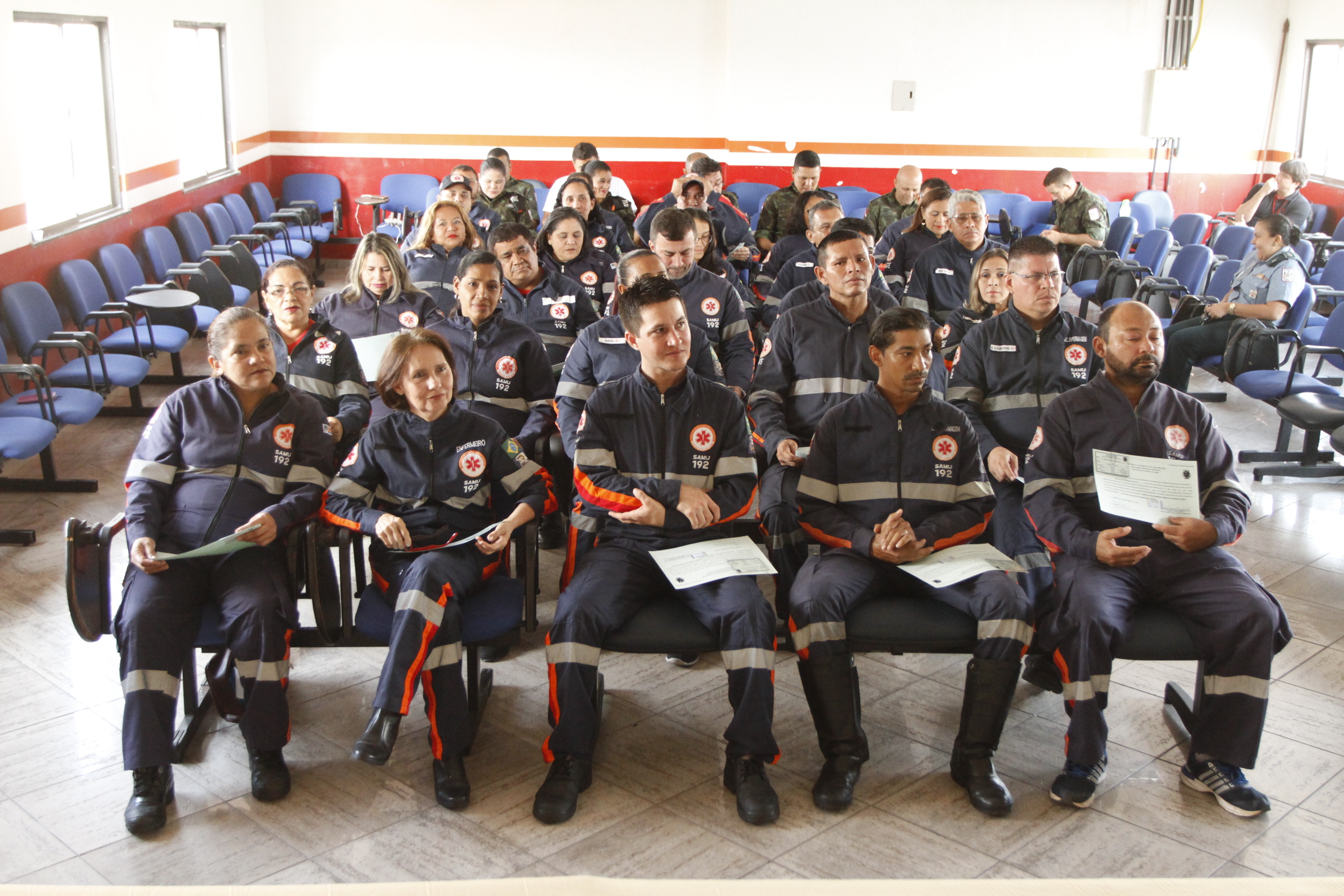 Samu realiza o terceiro curso em tripulações de embarcações