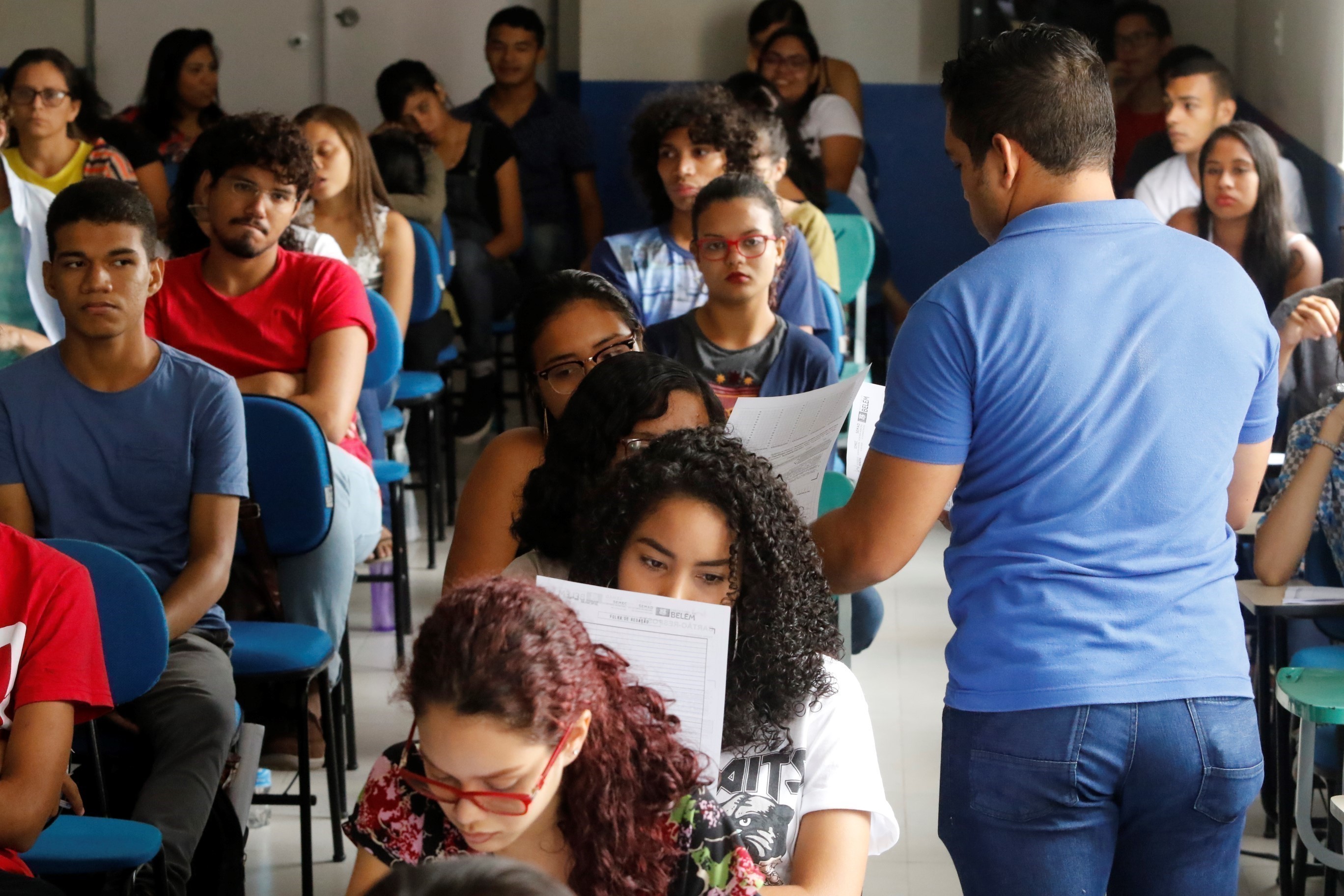 Cursinho Municipal realiza simulado preparatório para o Enem 2018