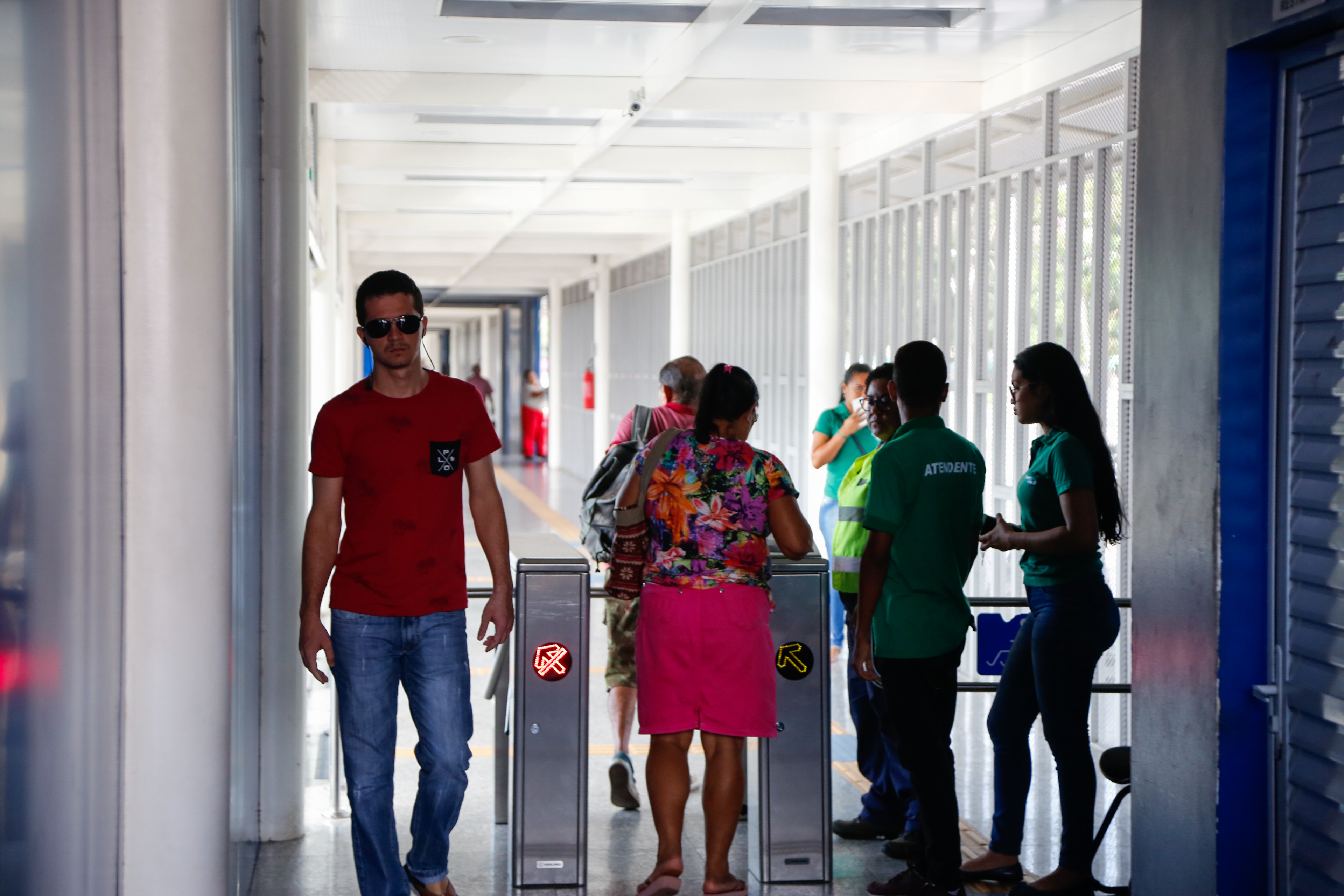 Representantes do Ministério das Cidades visitam as obras do BRT Belém