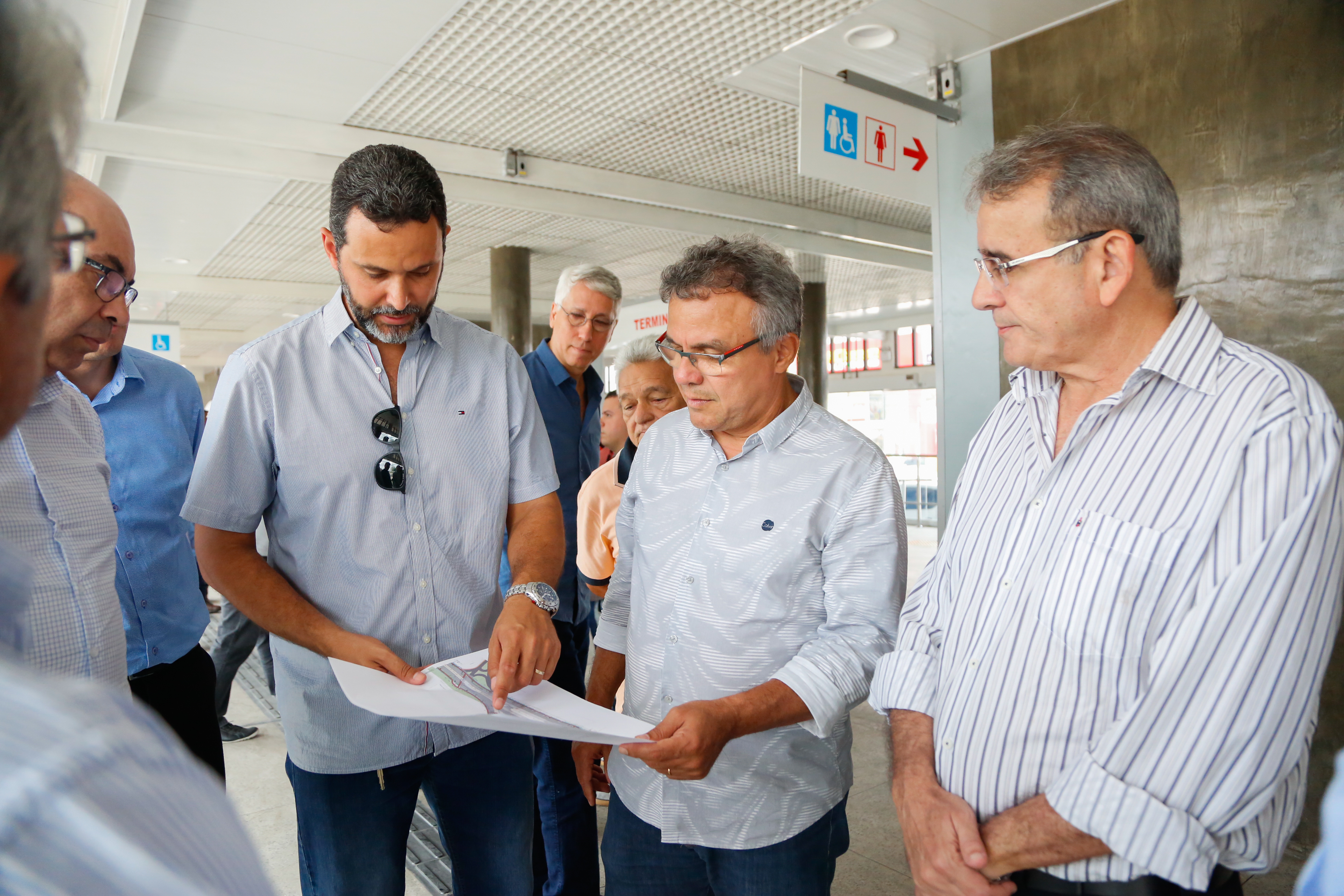 Representantes do Ministério das Cidades visitam as obras do BRT Belém