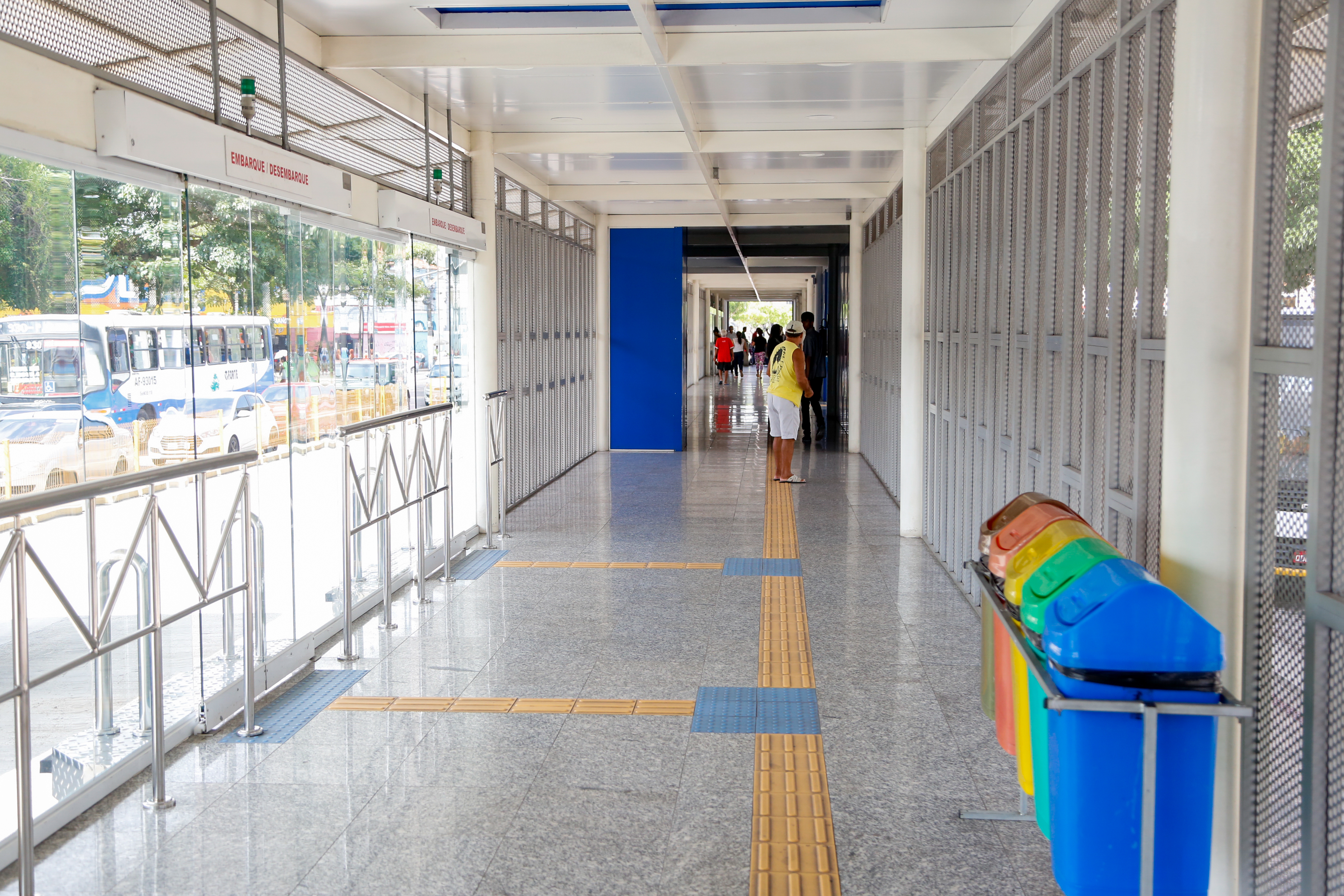 Representantes do Ministério das Cidades visitam as obras do BRT Belém