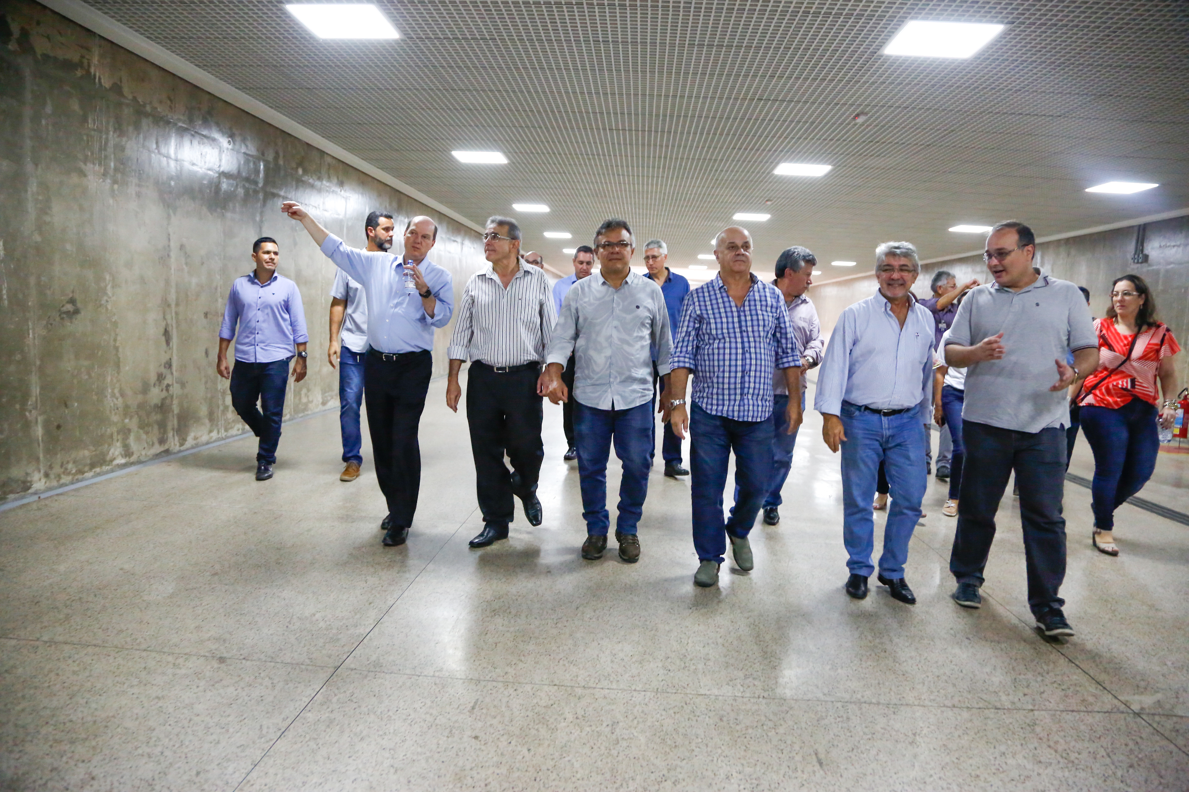 Representantes do Ministério das Cidades visitam as obras do BRT Belém