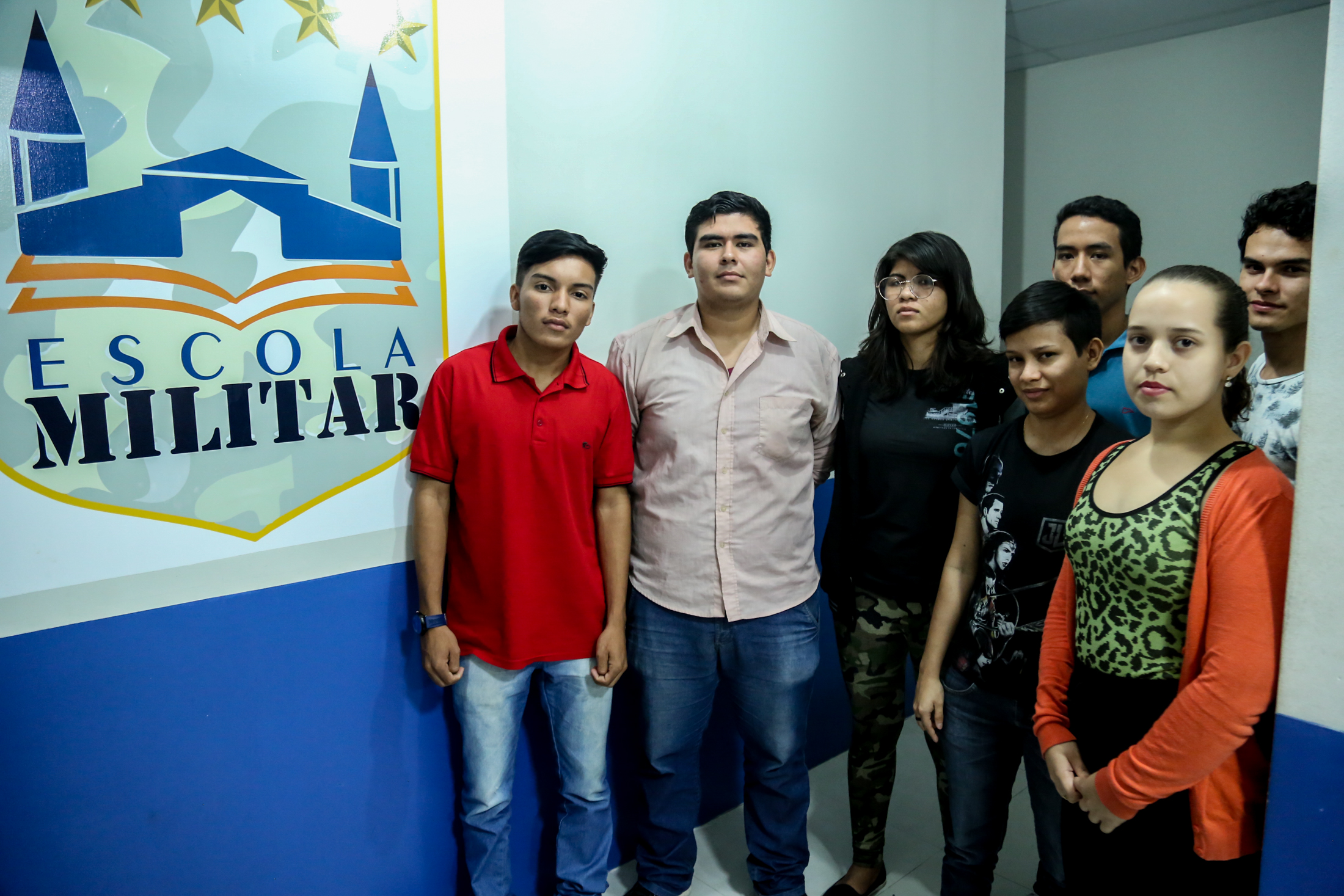 Alunos da turma militar municipal realizam prova neste final de semana