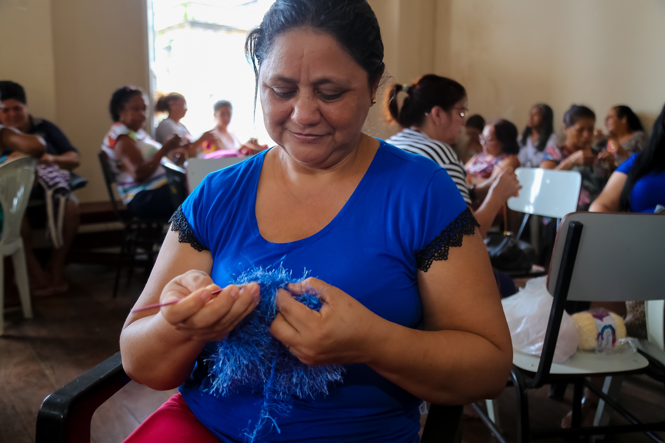 Semana da Mulher Empreendedora reúne 160 artesãs para oficinas de crochê e profissionalização