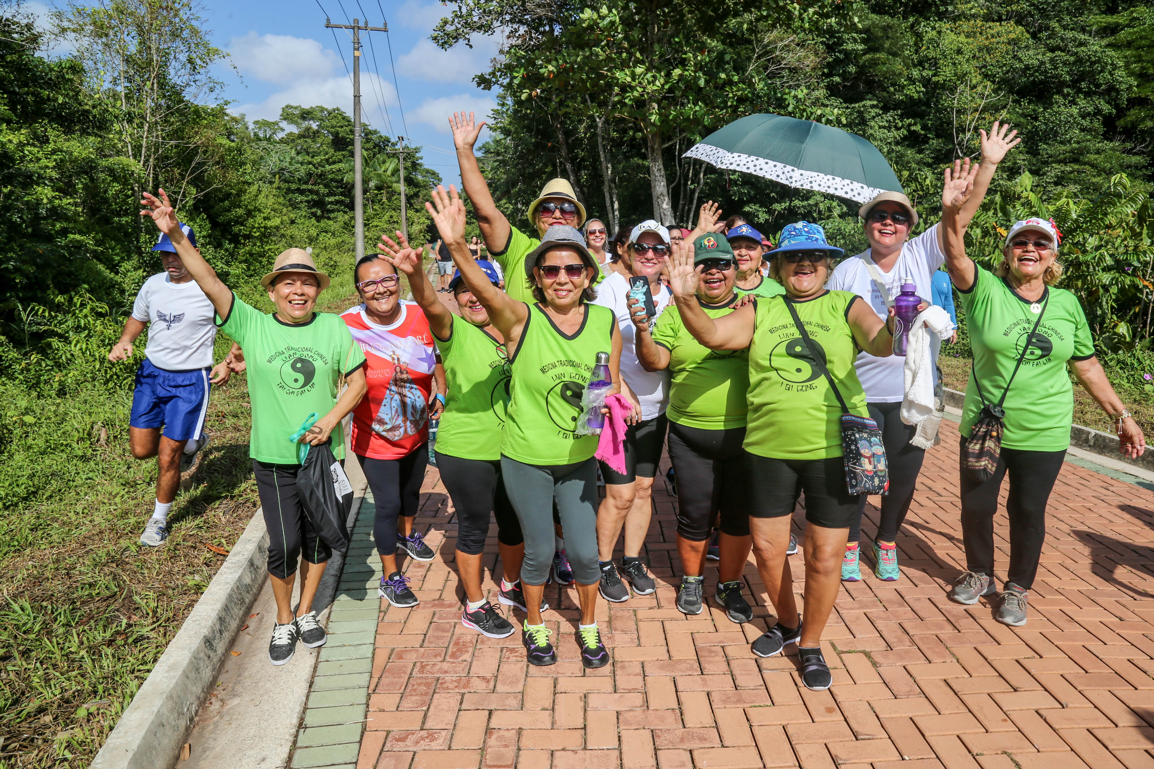 Semana Municipal do Idoso encerra com caminhada no Parque do Utinga